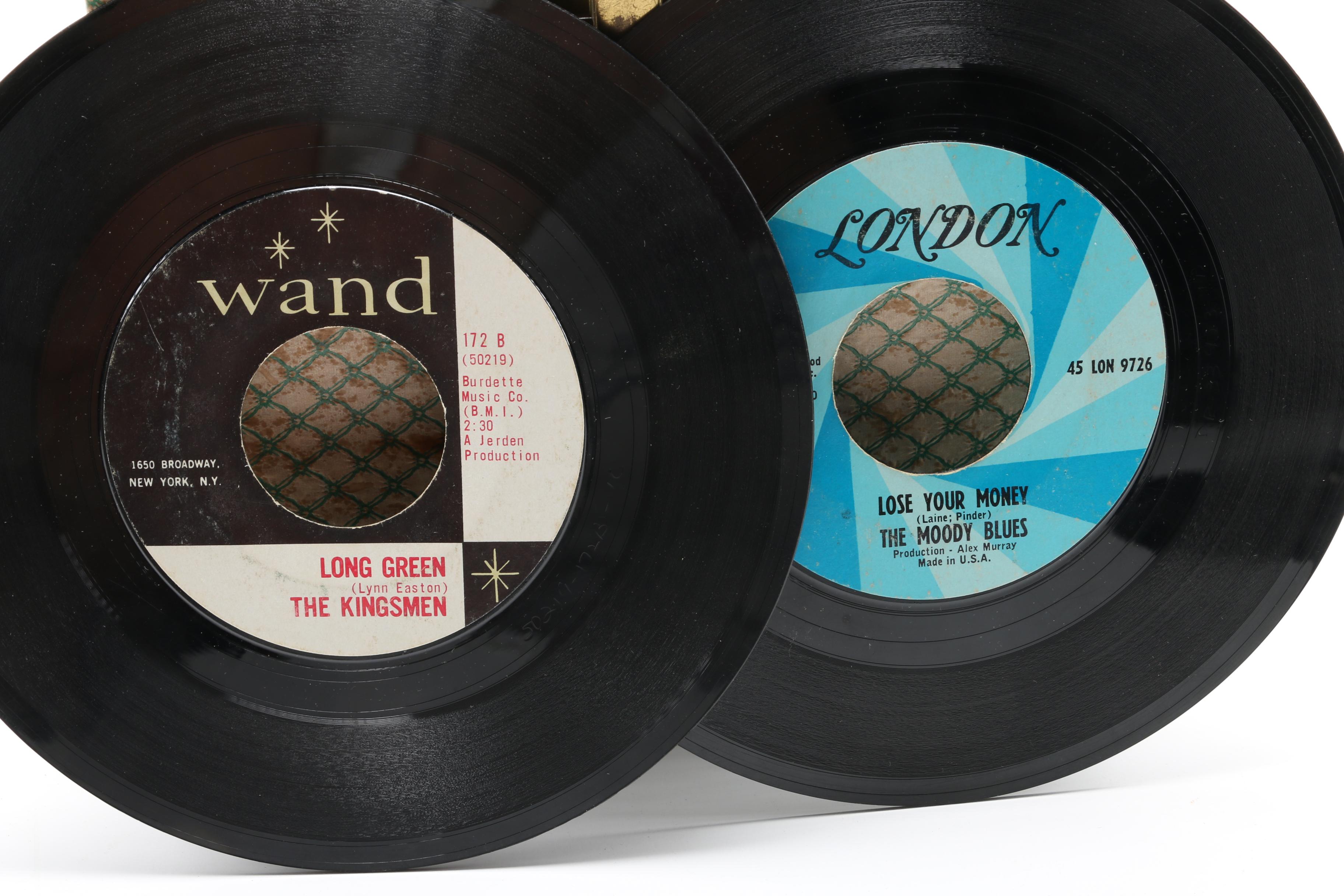 Bob Dylan, Byrds, Other Rock/Pop 45 rpm Singles and Vintage Case