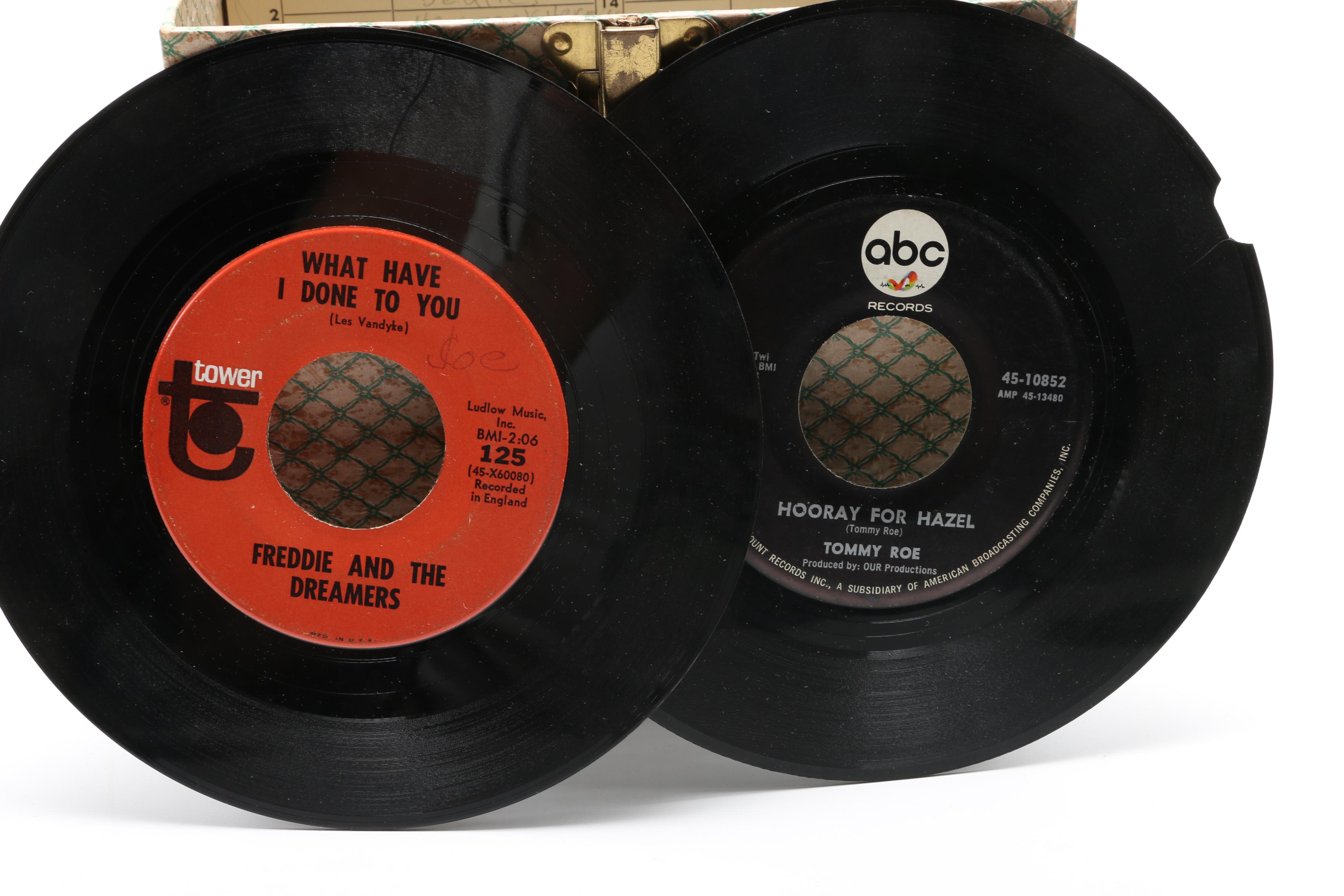 Bob Dylan, Byrds, Other Rock/Pop 45 rpm Singles and Vintage Case