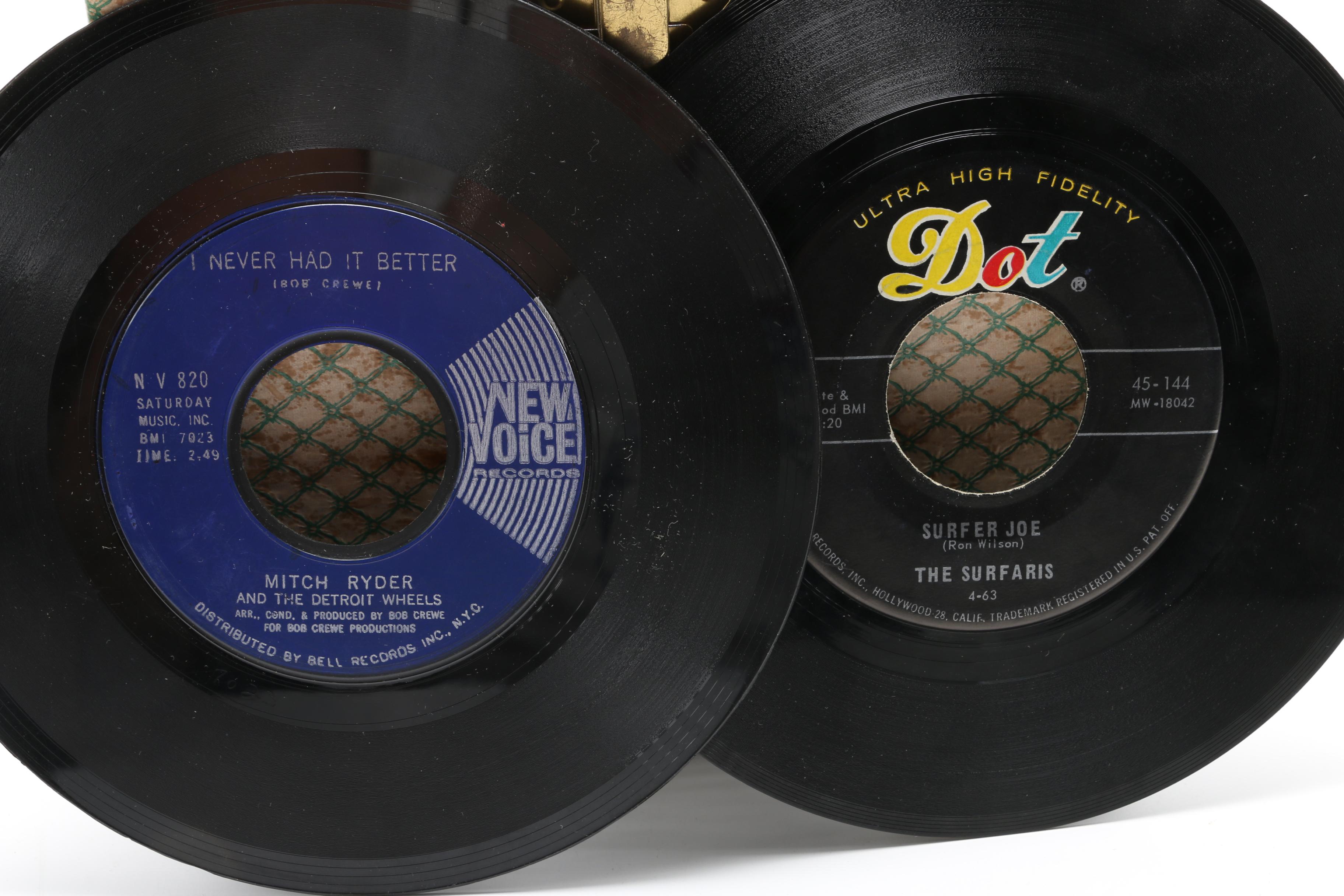 Bob Dylan, Byrds, Other Rock/Pop 45 rpm Singles and Vintage Case