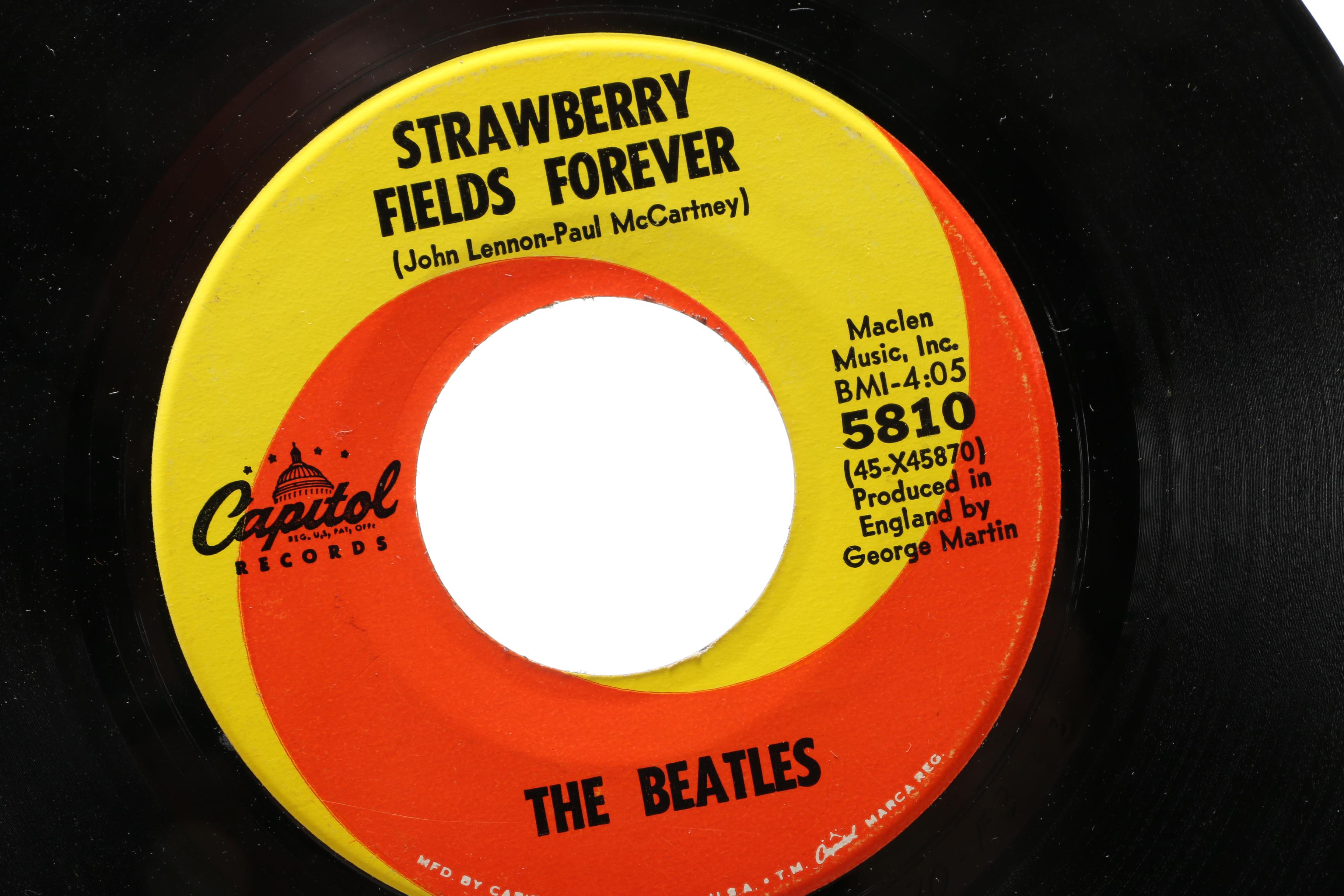 Beatles 45 rpm Capitol Singles