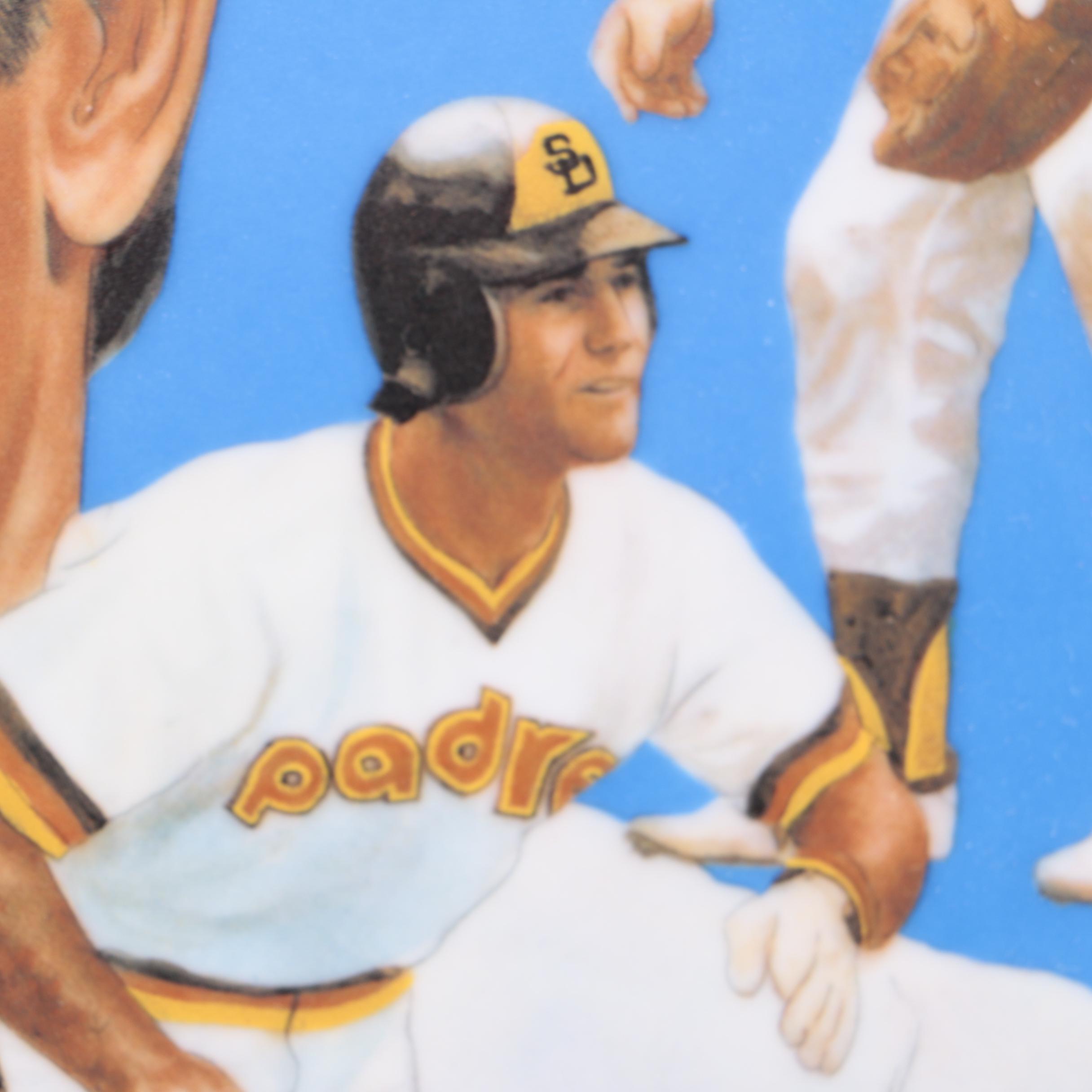 1983 Signed Limited Edition Steve Garvey Decorative Plate