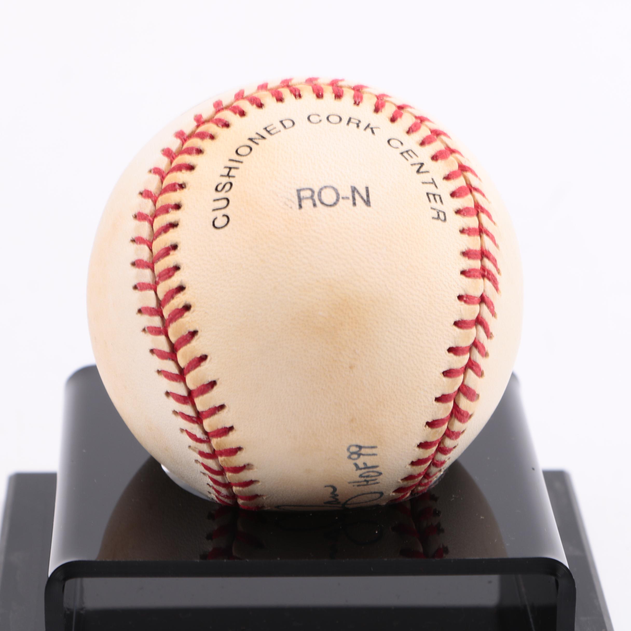 Nolan Ryan Autographed Game-Used Baseball