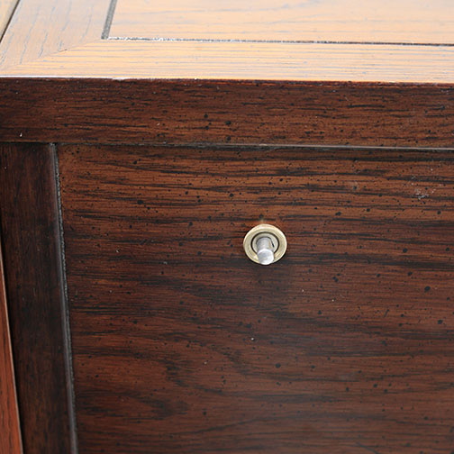 Lighted Display Cabinets With Bridge