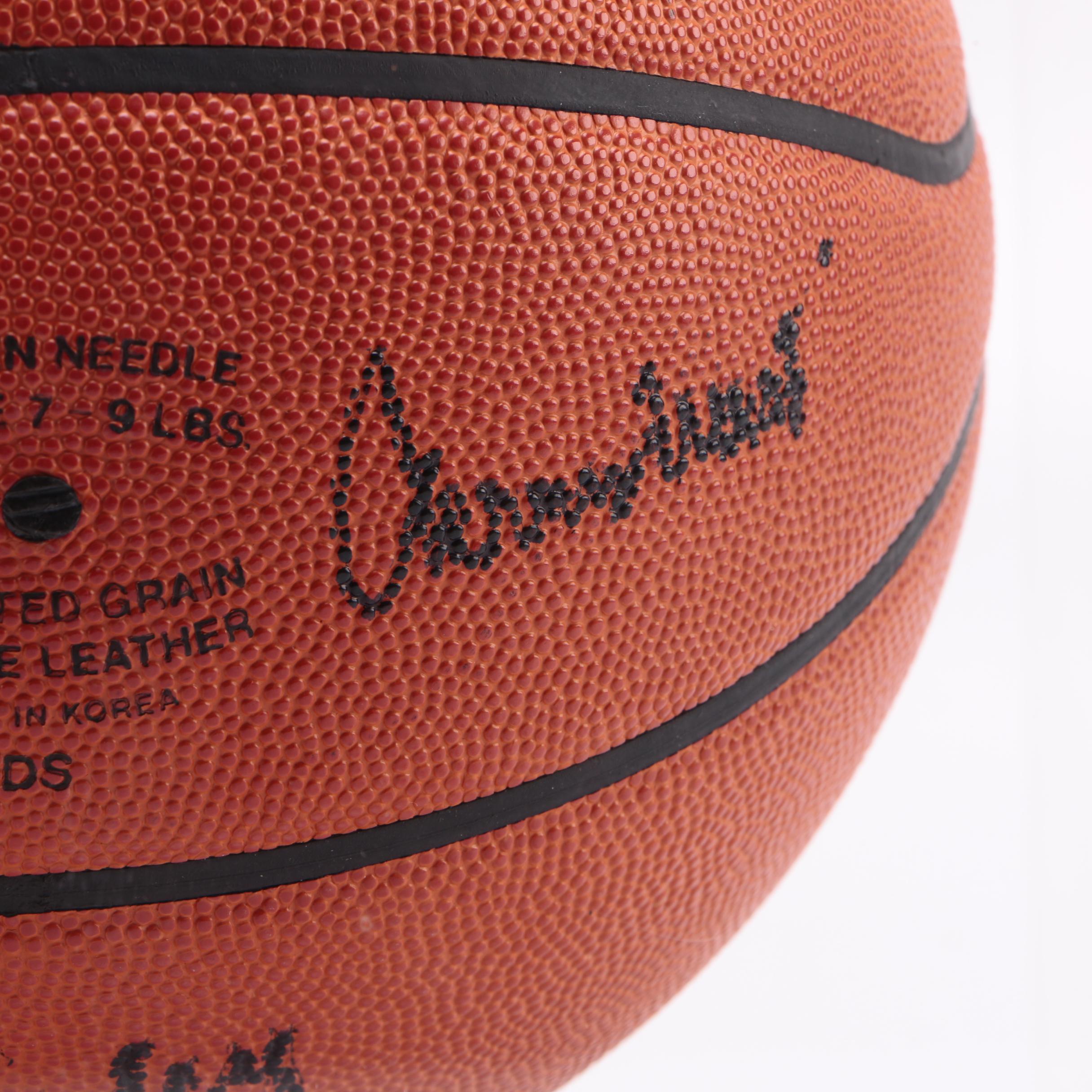 Los Angeles Lakers Signed Basketball Featuring Jerry West