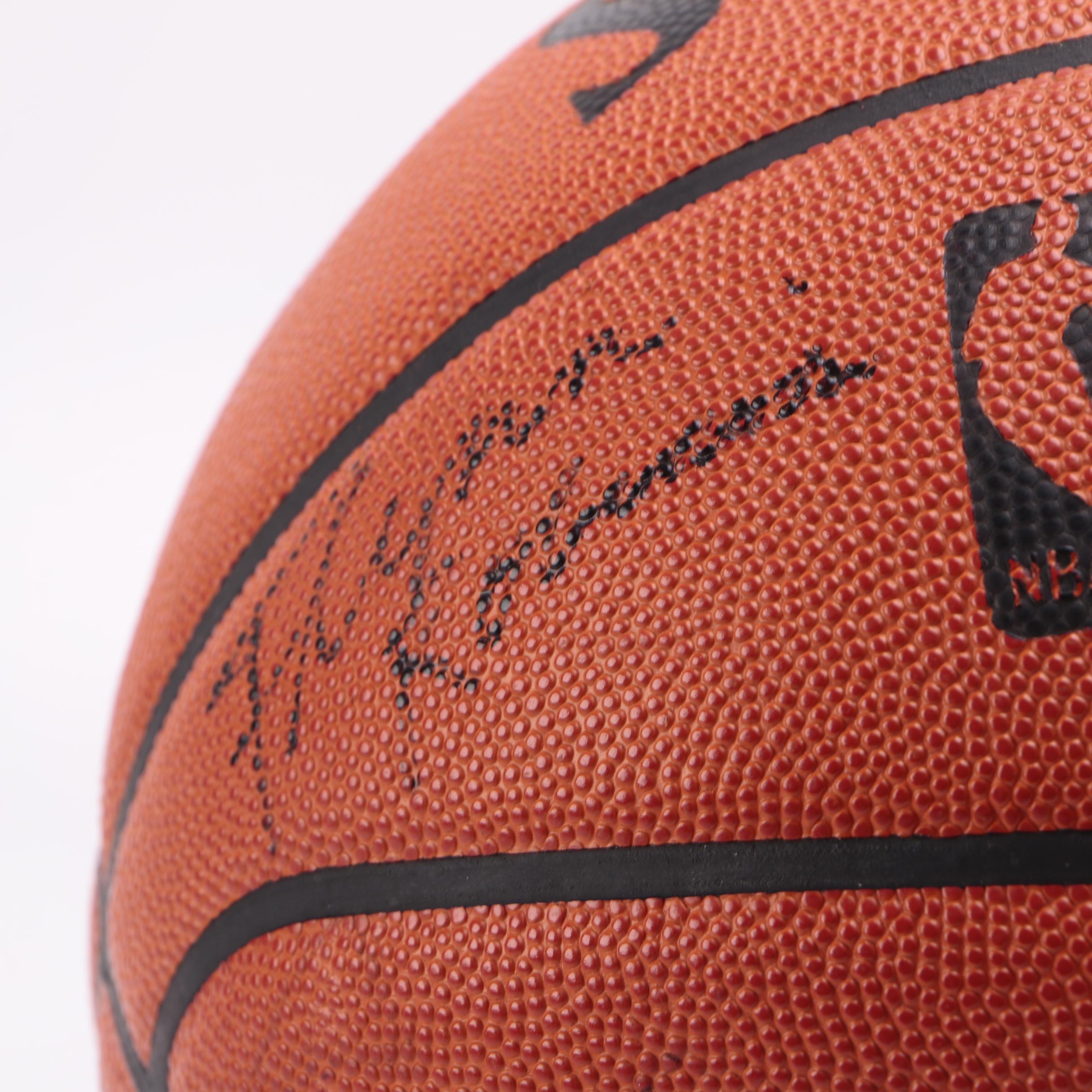 Los Angeles Lakers Signed Basketball Featuring Jerry West