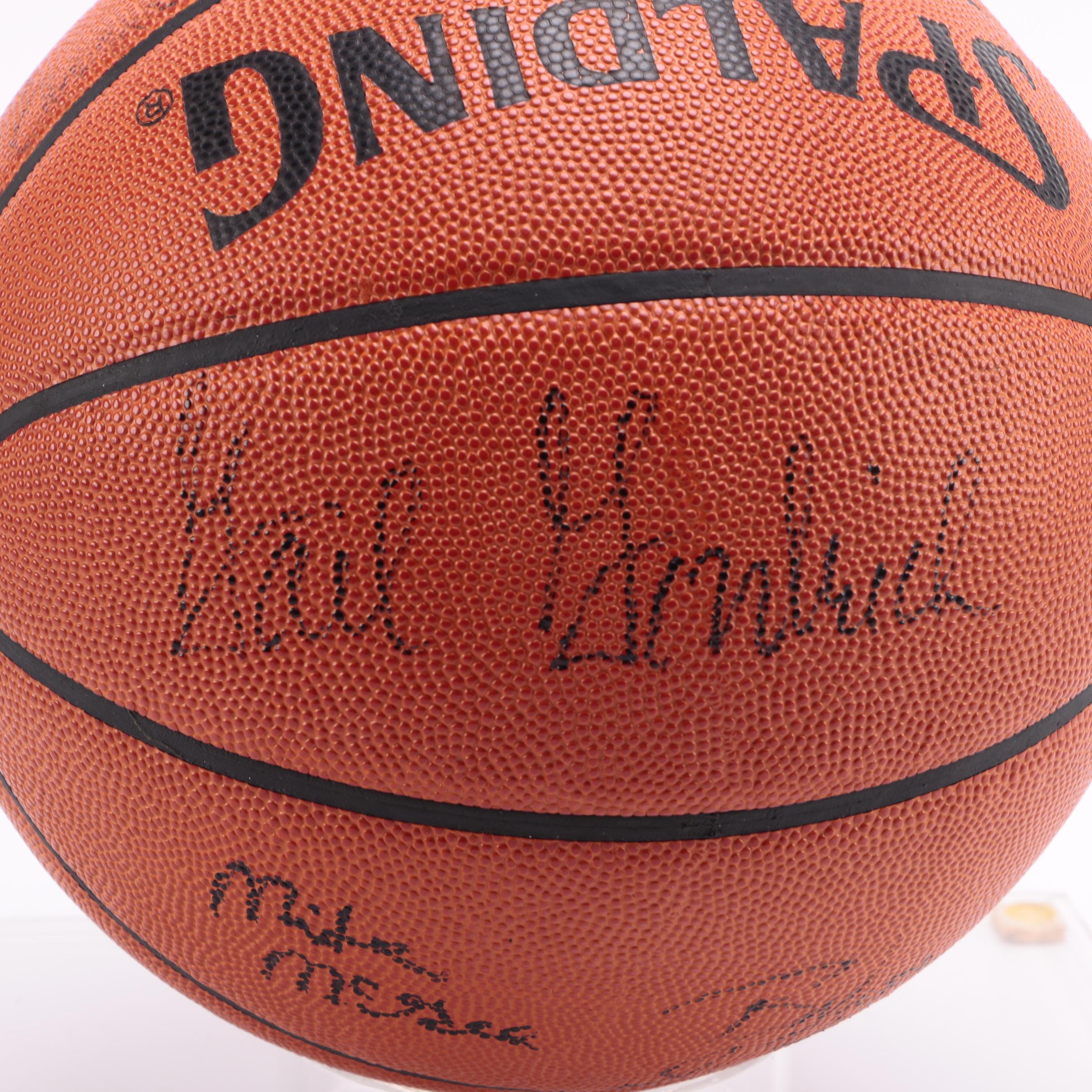 Los Angeles Lakers Signed Basketball Featuring Jerry West