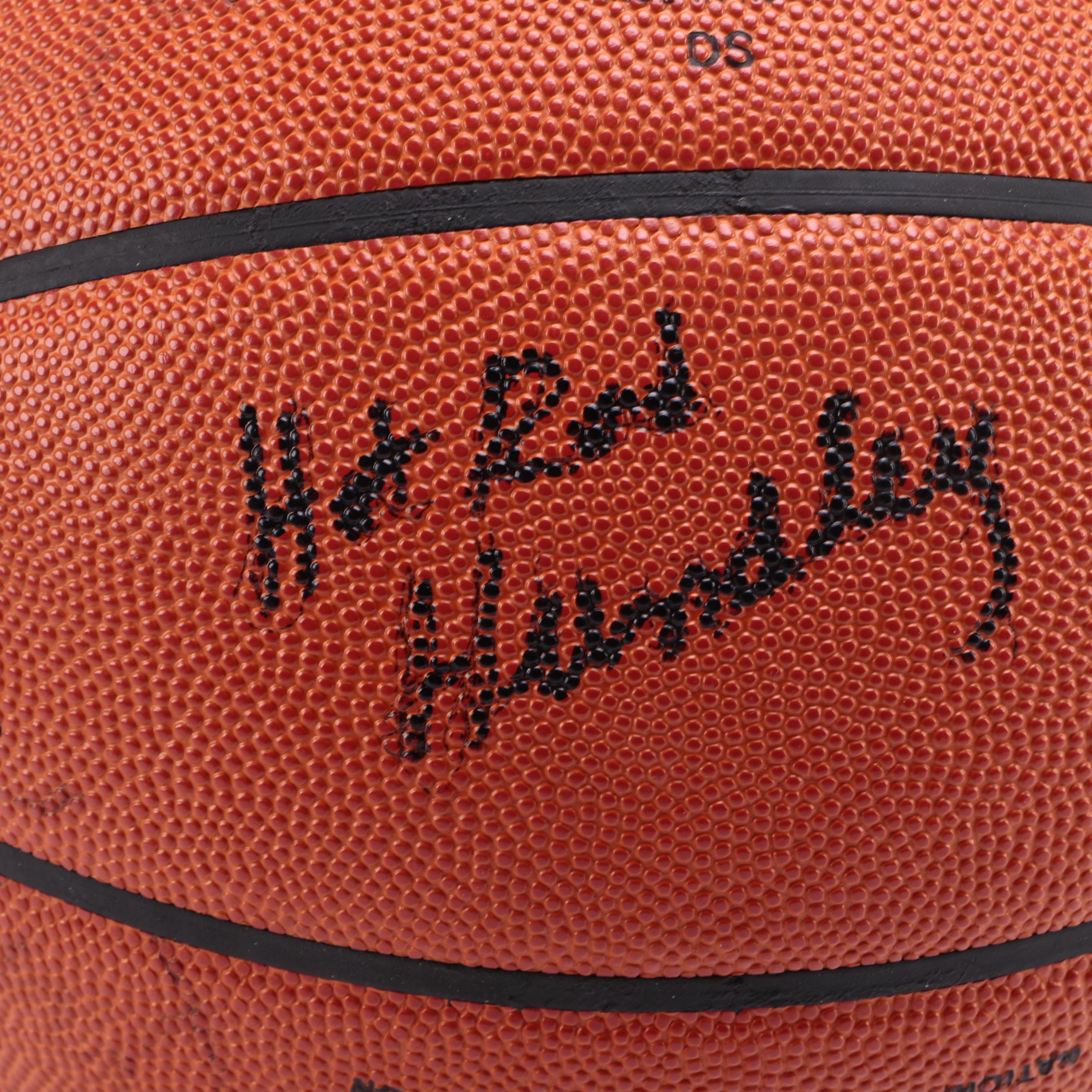 Los Angeles Lakers Signed Basketball Featuring Jerry West