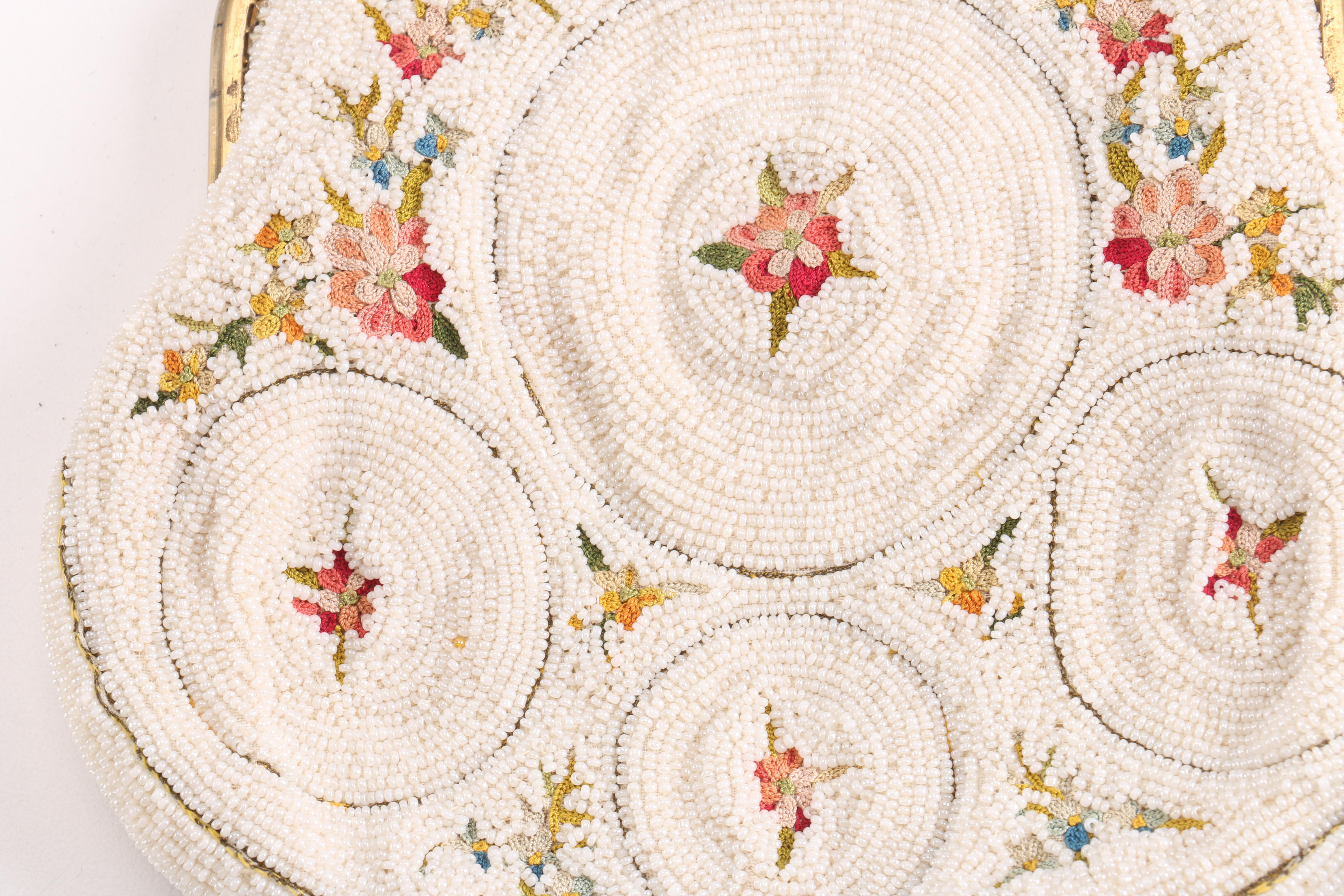 Vintage French Beaded Purse