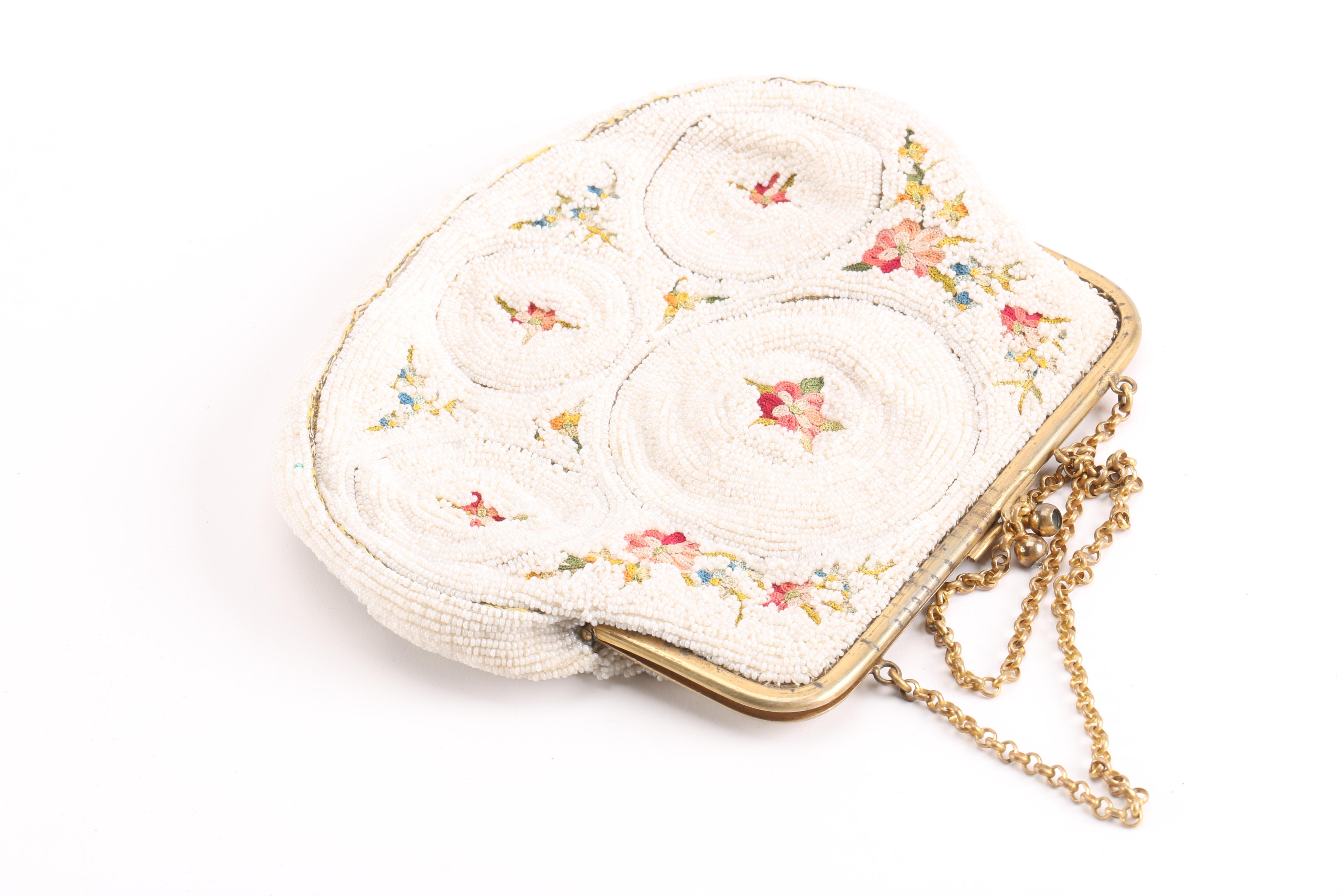 Vintage French Beaded Purse