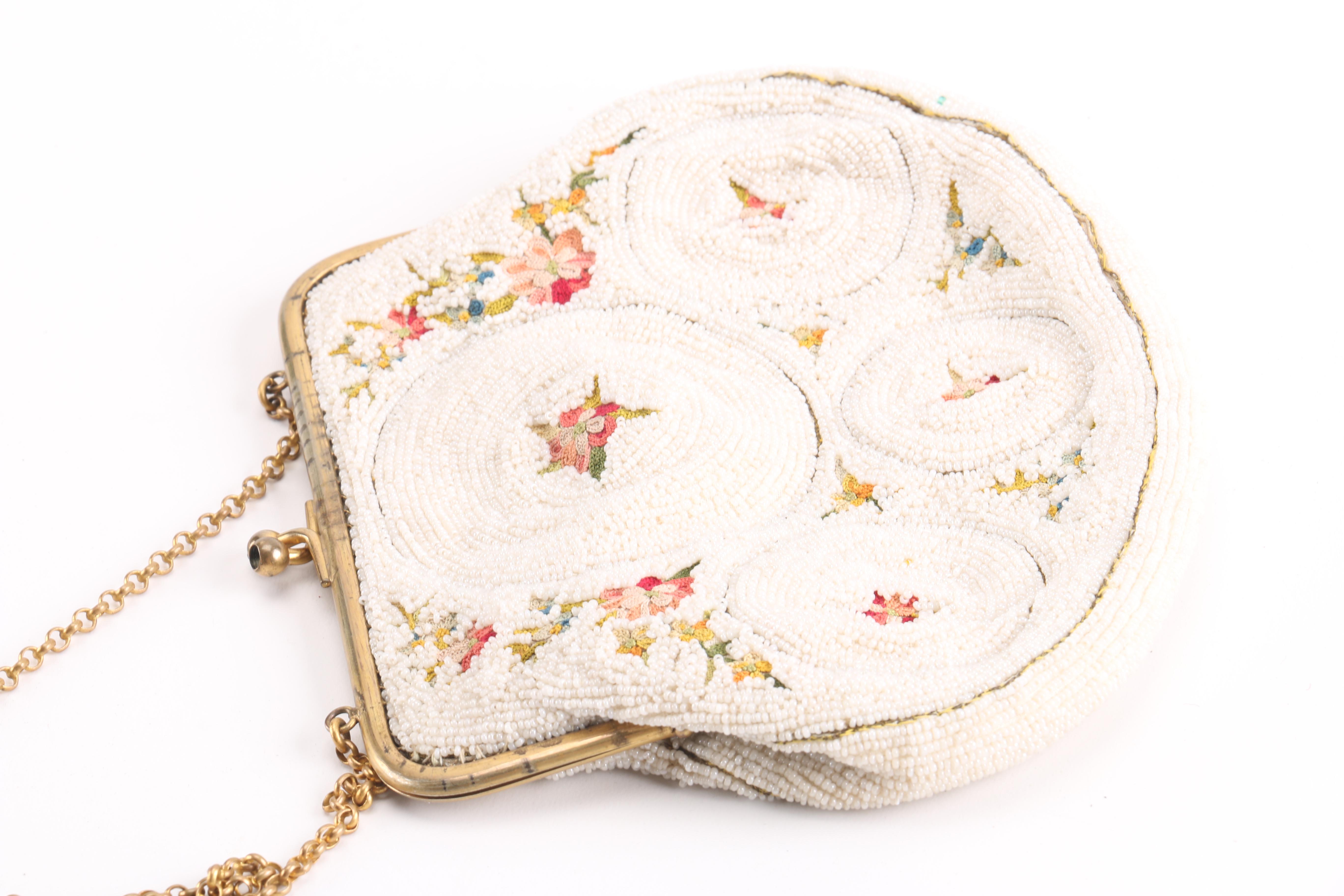 Vintage French Beaded Purse