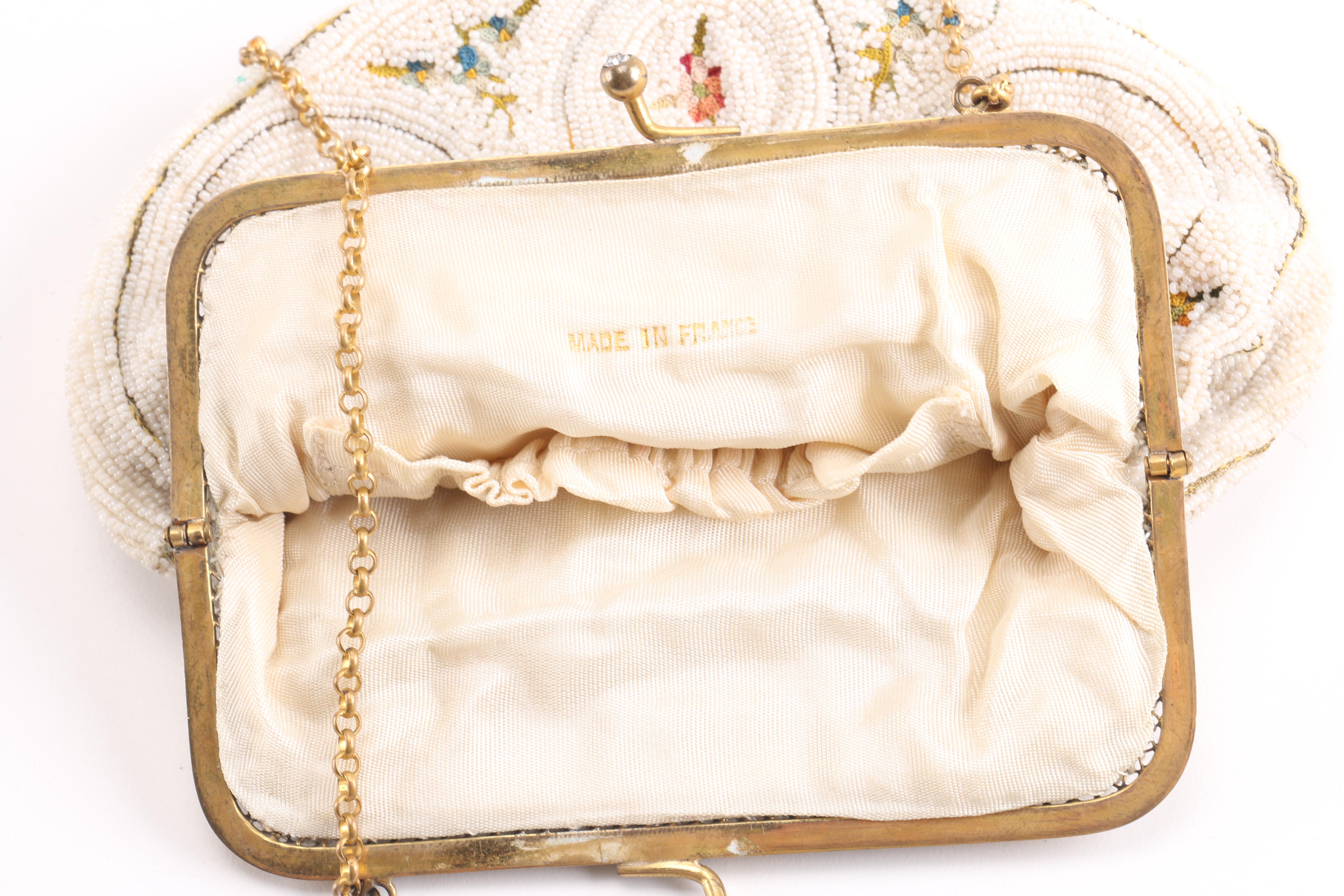 Vintage French Beaded Purse