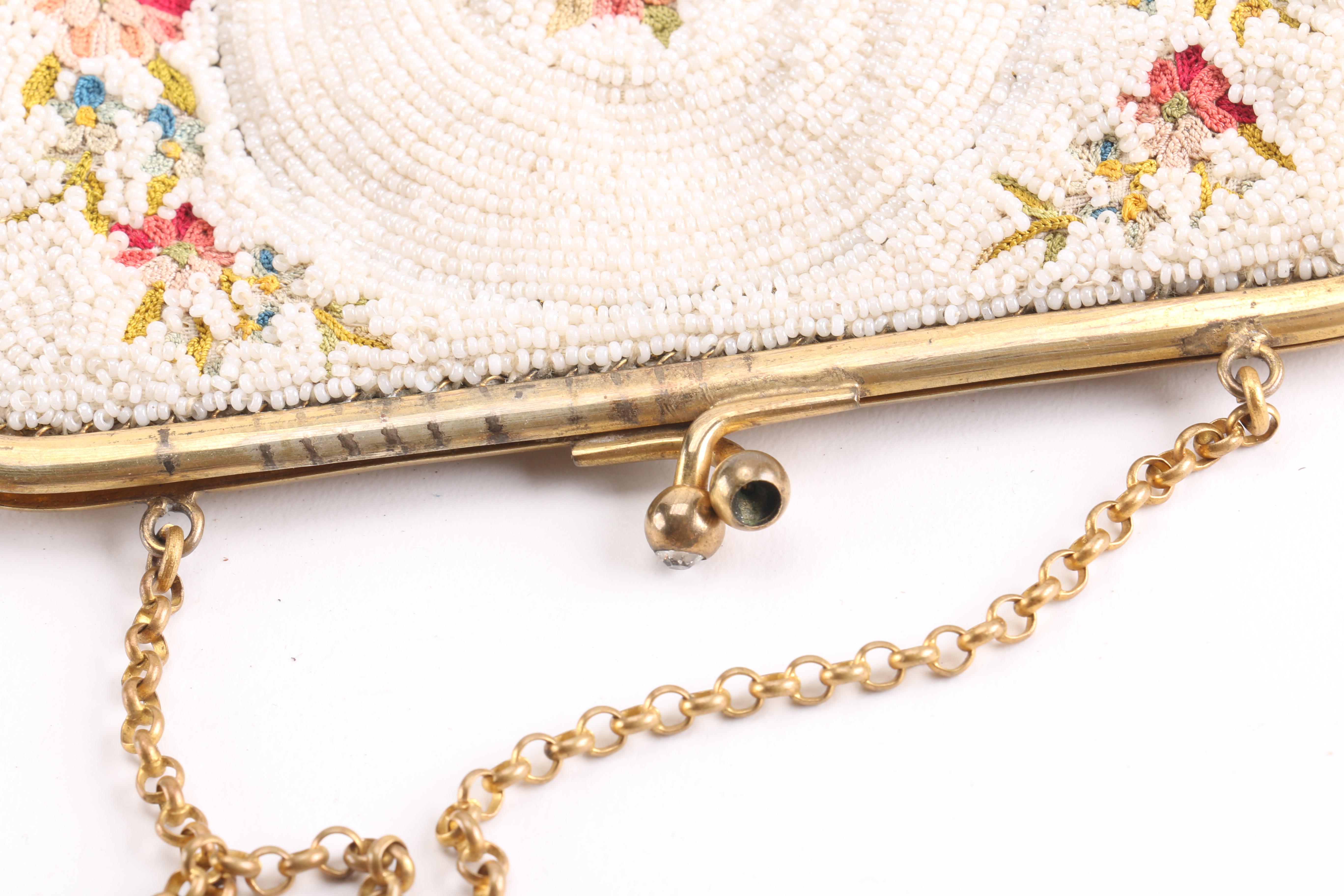 Vintage French Beaded Purse