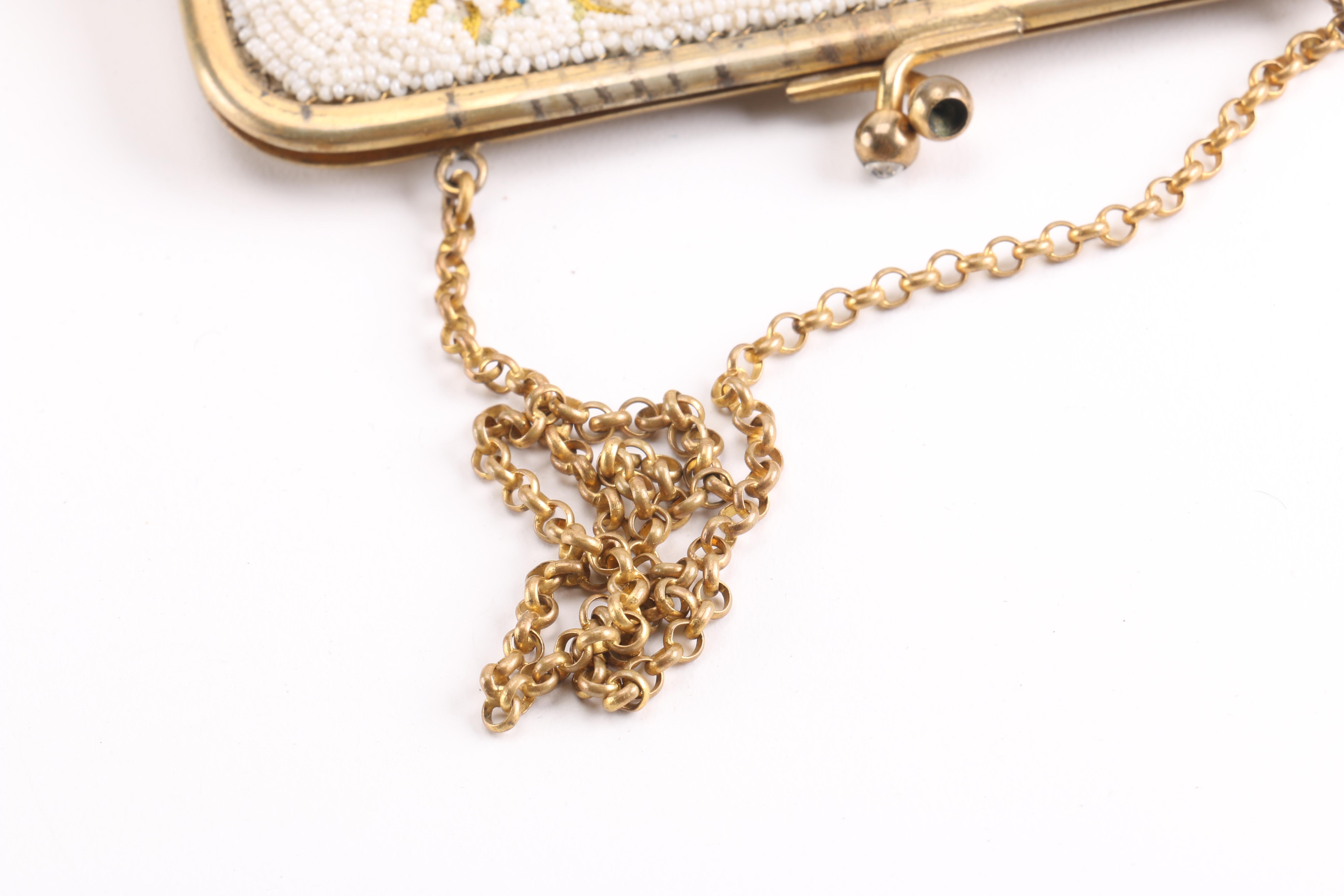 Vintage French Beaded Purse