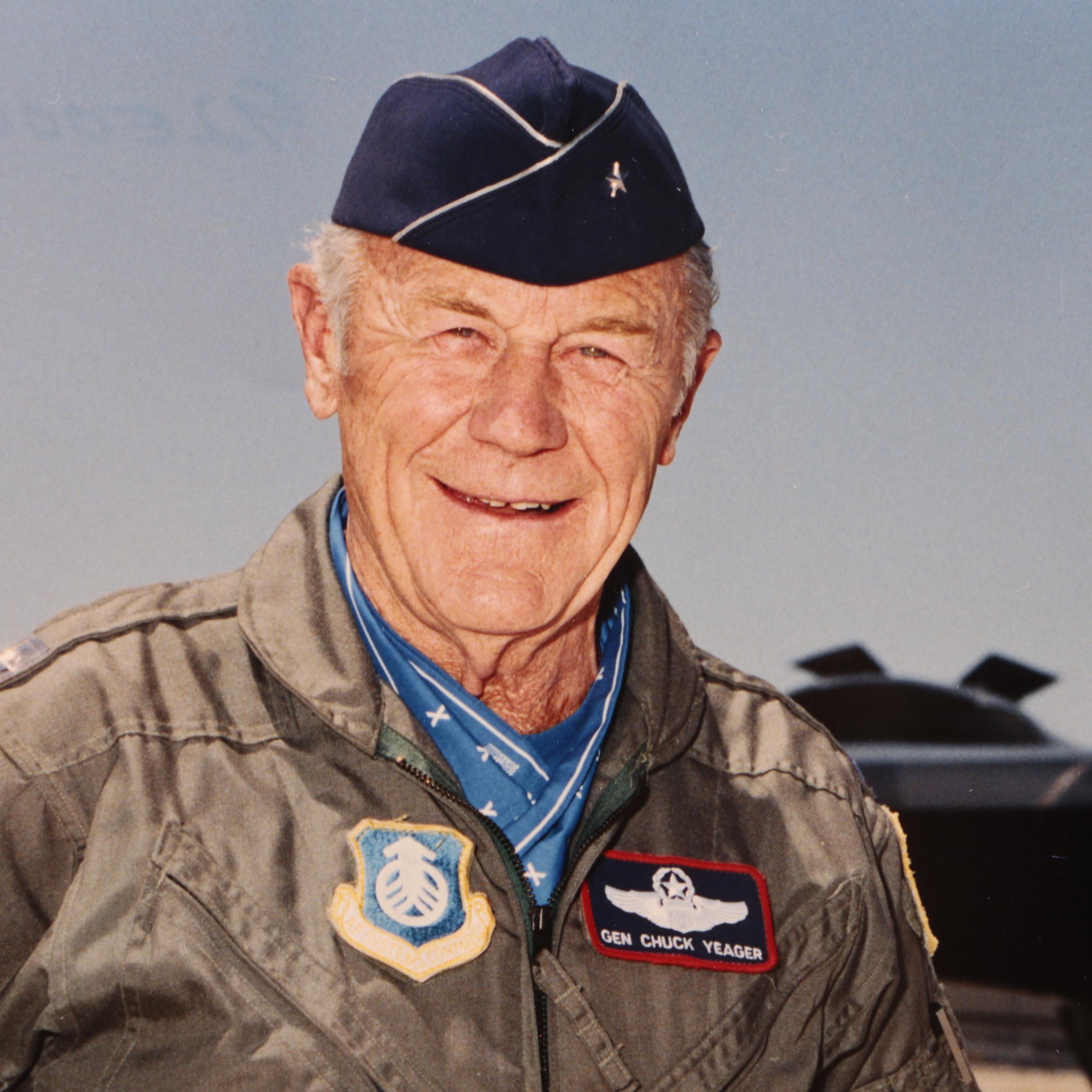 Collection of Celebrity Signed Photos Featuring Chuck Yeager
