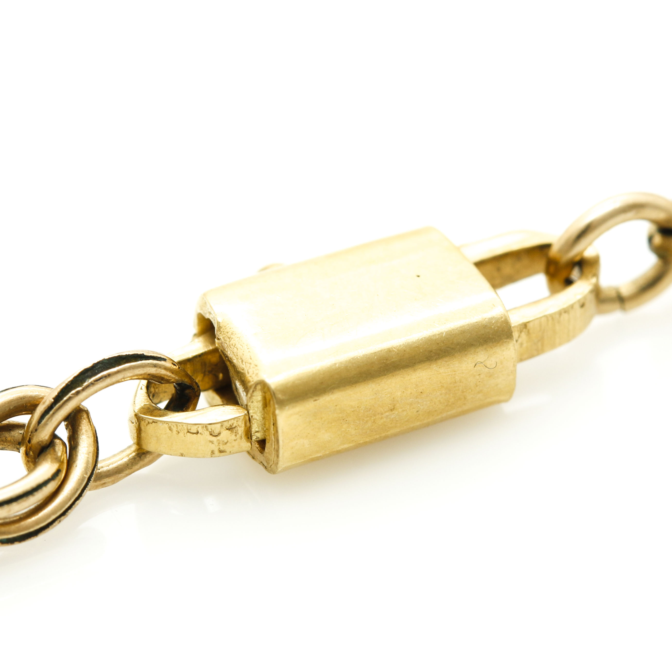 Chimento 18K Yellow Gold Clasp on Gold Plated Chain