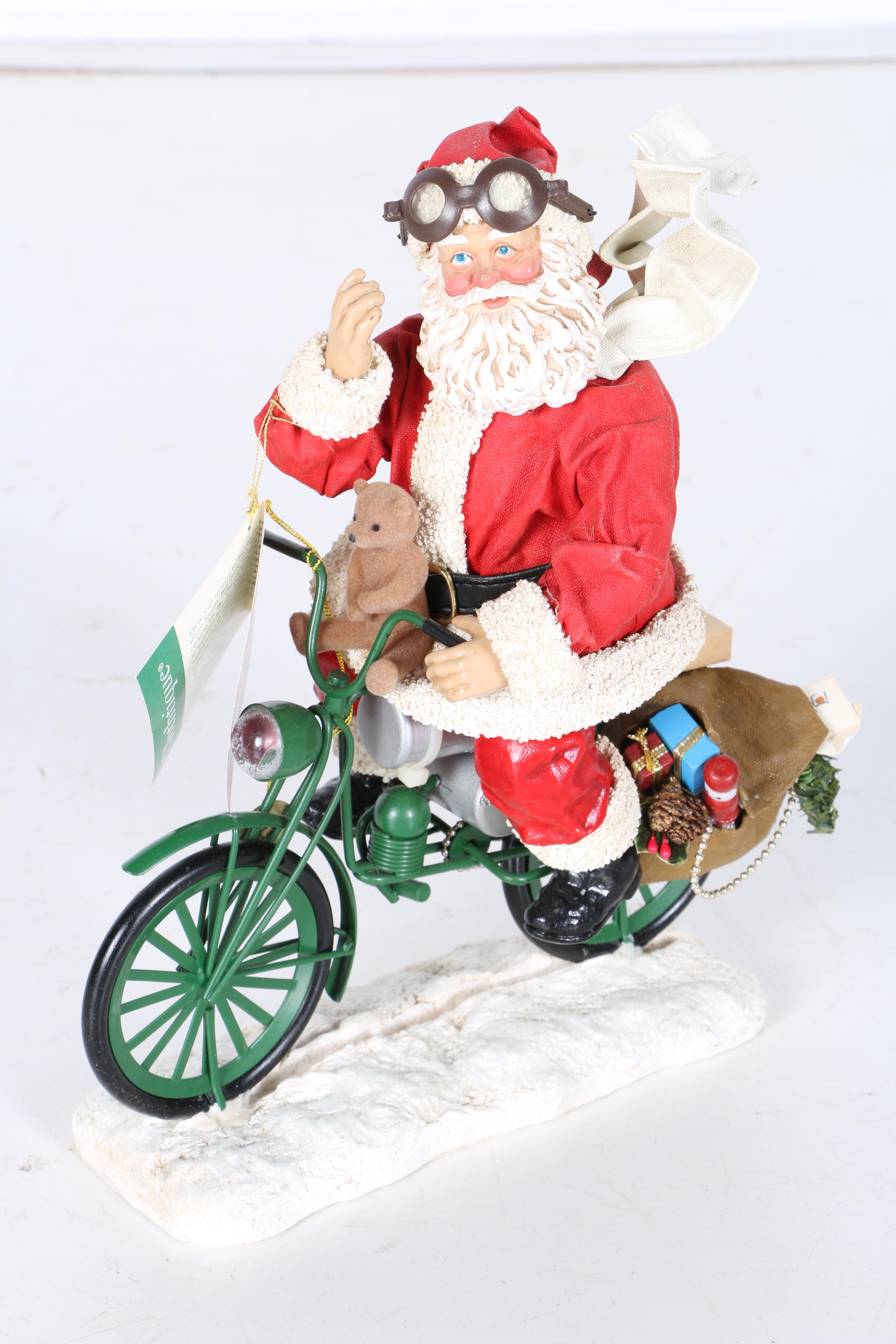 Holiday Figurines Including Duncan Royale and Clothtique