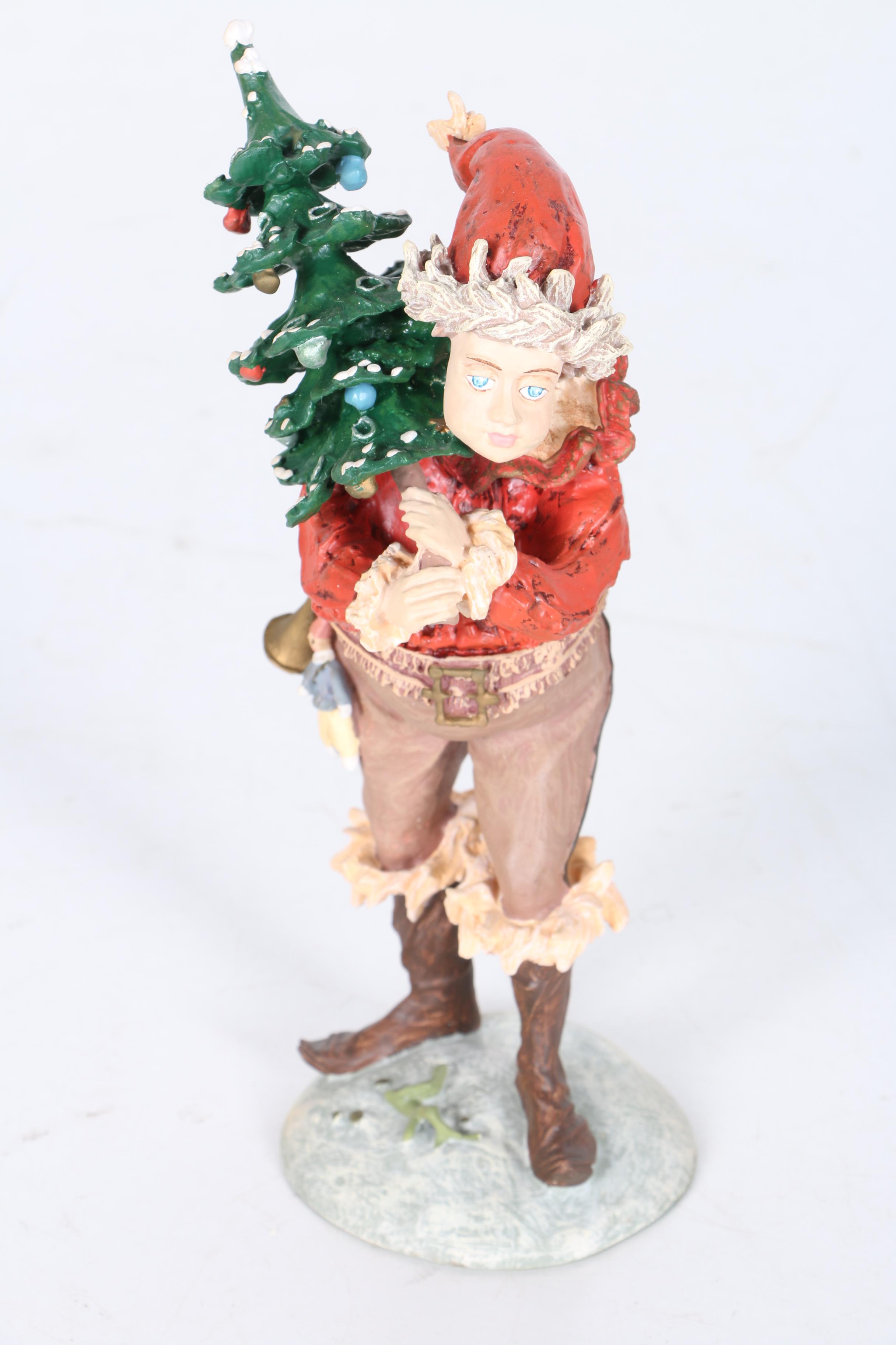 Holiday Figurines Including Duncan Royale and Clothtique