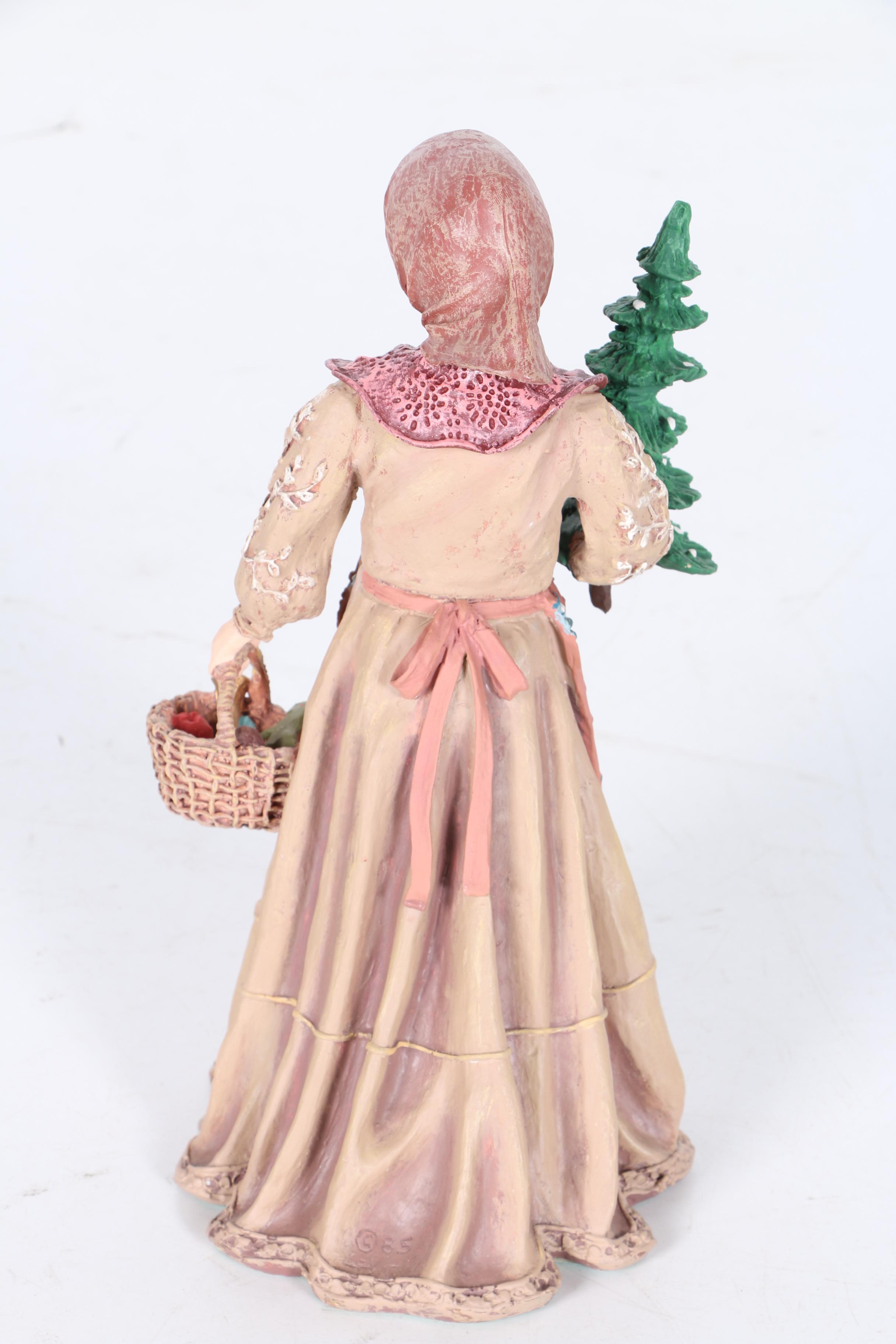 Holiday Figurines Including Duncan Royale and Clothtique