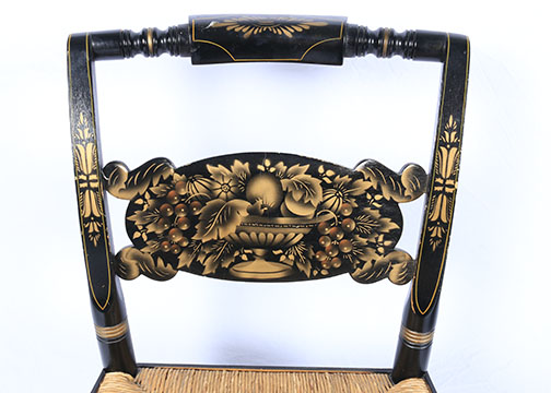 Hitchcock Style Chairs and Table