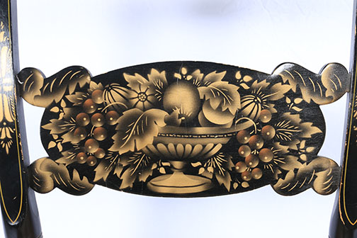 Hitchcock Style Chairs and Table