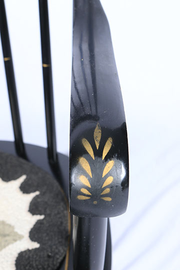 Hitchcock Style Chairs and Table