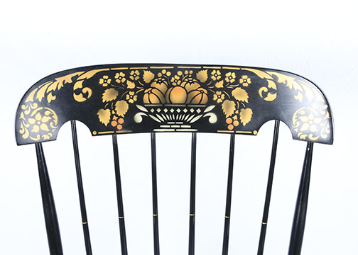 Hitchcock Style Chairs and Table