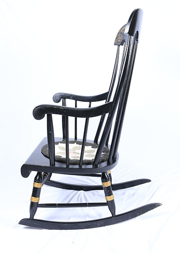 Hitchcock Style Chairs and Table