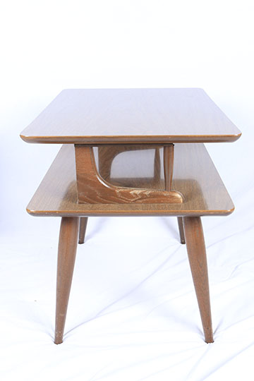 Mid Century Modern Two Tier Accent Tables