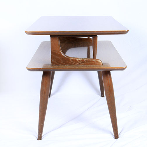Mid Century Modern Two Tier Accent Tables