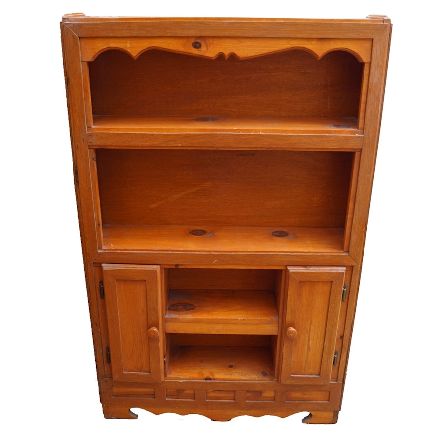 Vintage Knotty Pine Cabinet