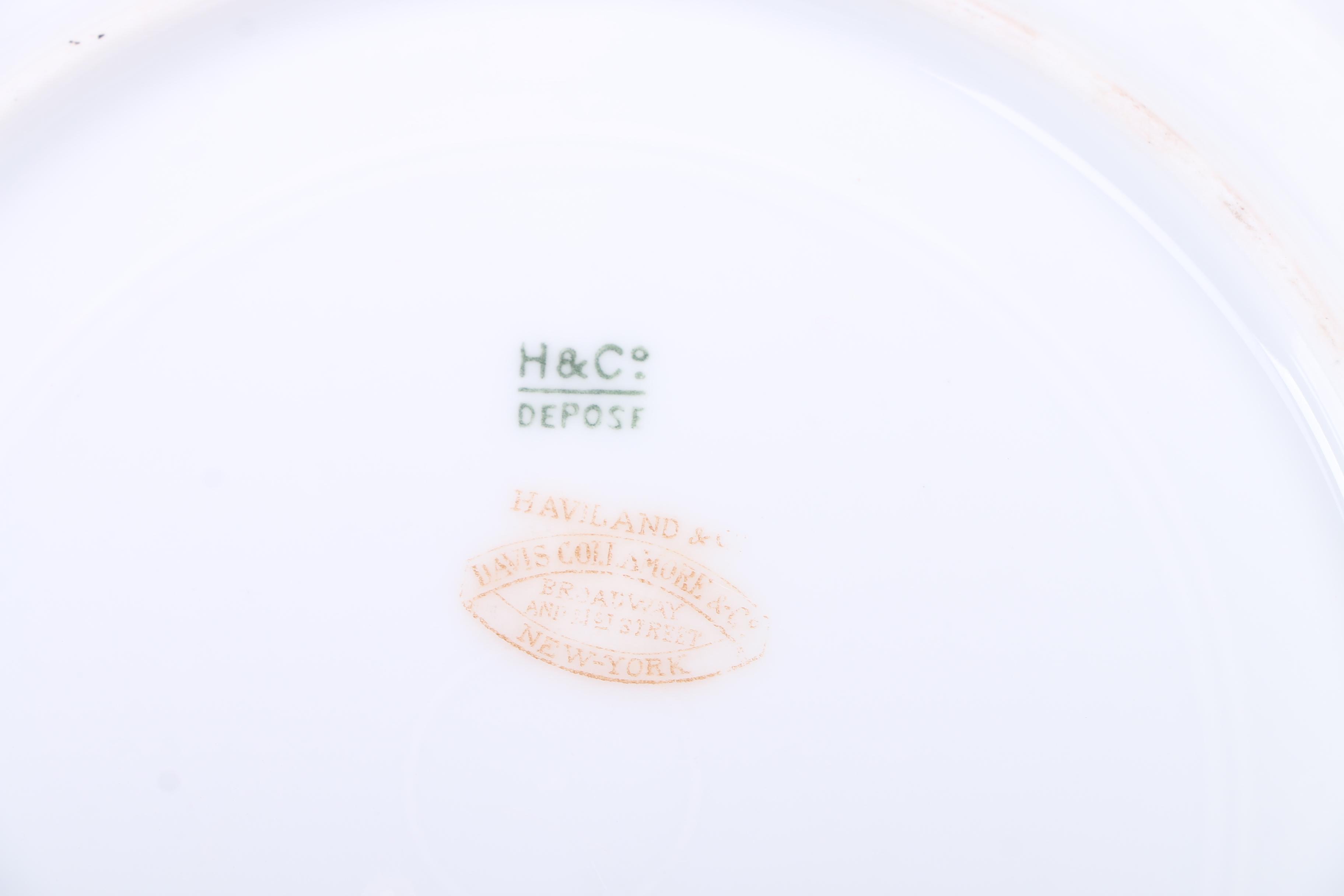 Haviland Porcelain Floral Plates