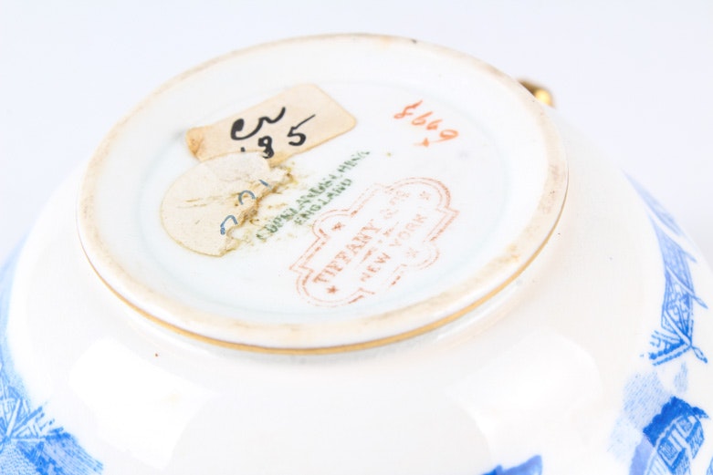 "Auld Lange Syne" Porcelain Teacup by Copeland Spode