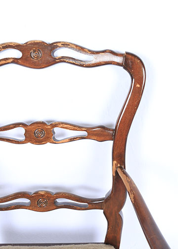 A Collection Of Needlepoint Chairs And Stool