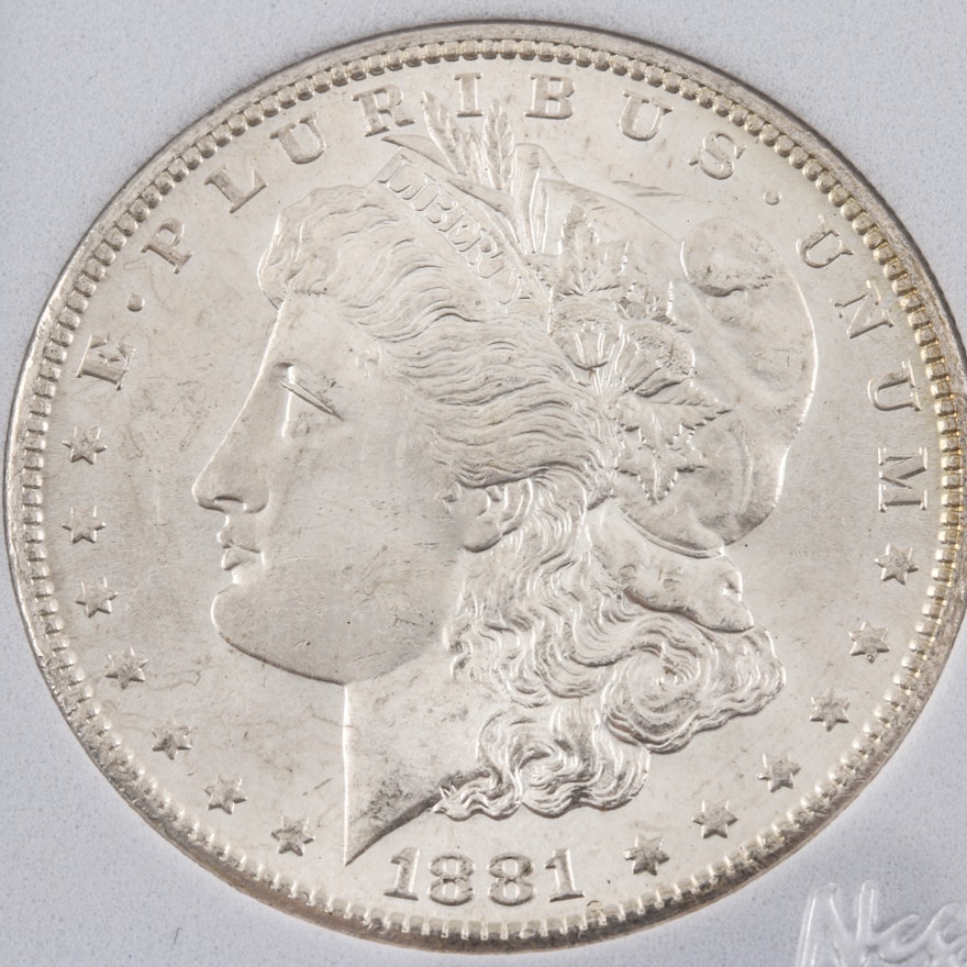 Graded MS 66 (by NCGS) 1881-S Morgan Dollar