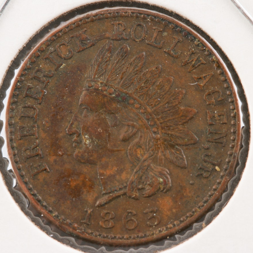 1863 Civil War Token