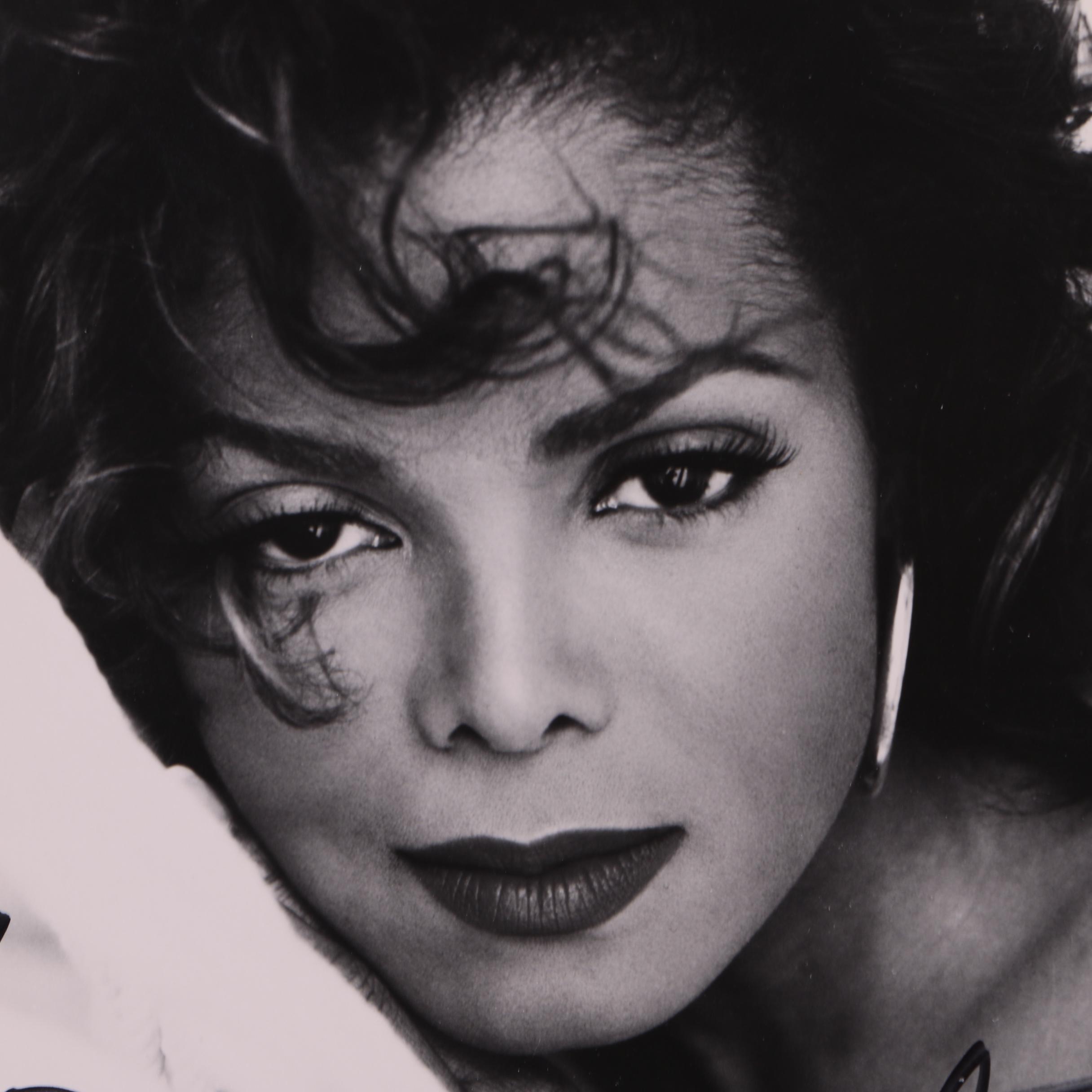 Janet Jackson Signed Photograph