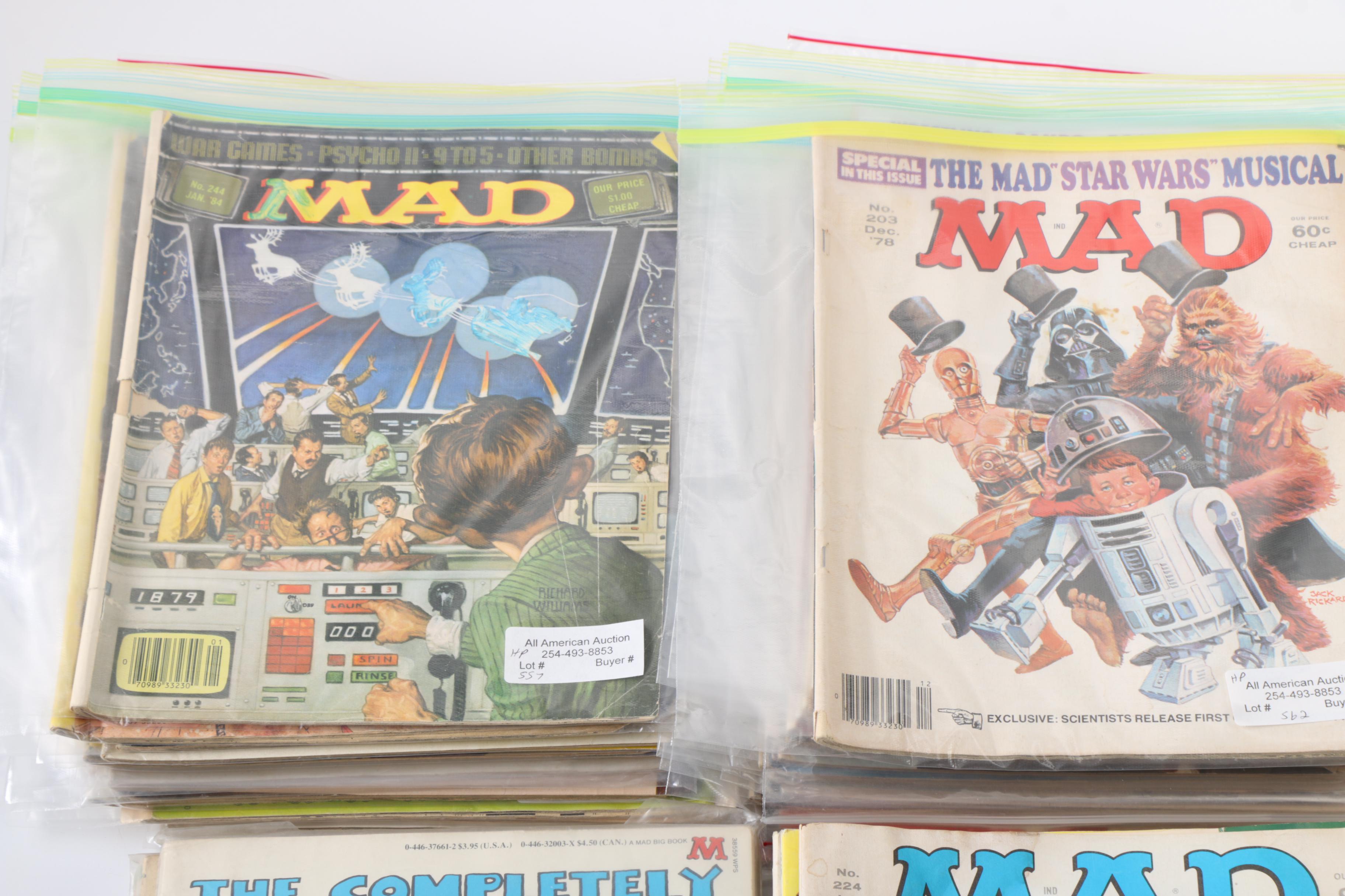 1970s & 1980s "MAD" Magazine Collection
