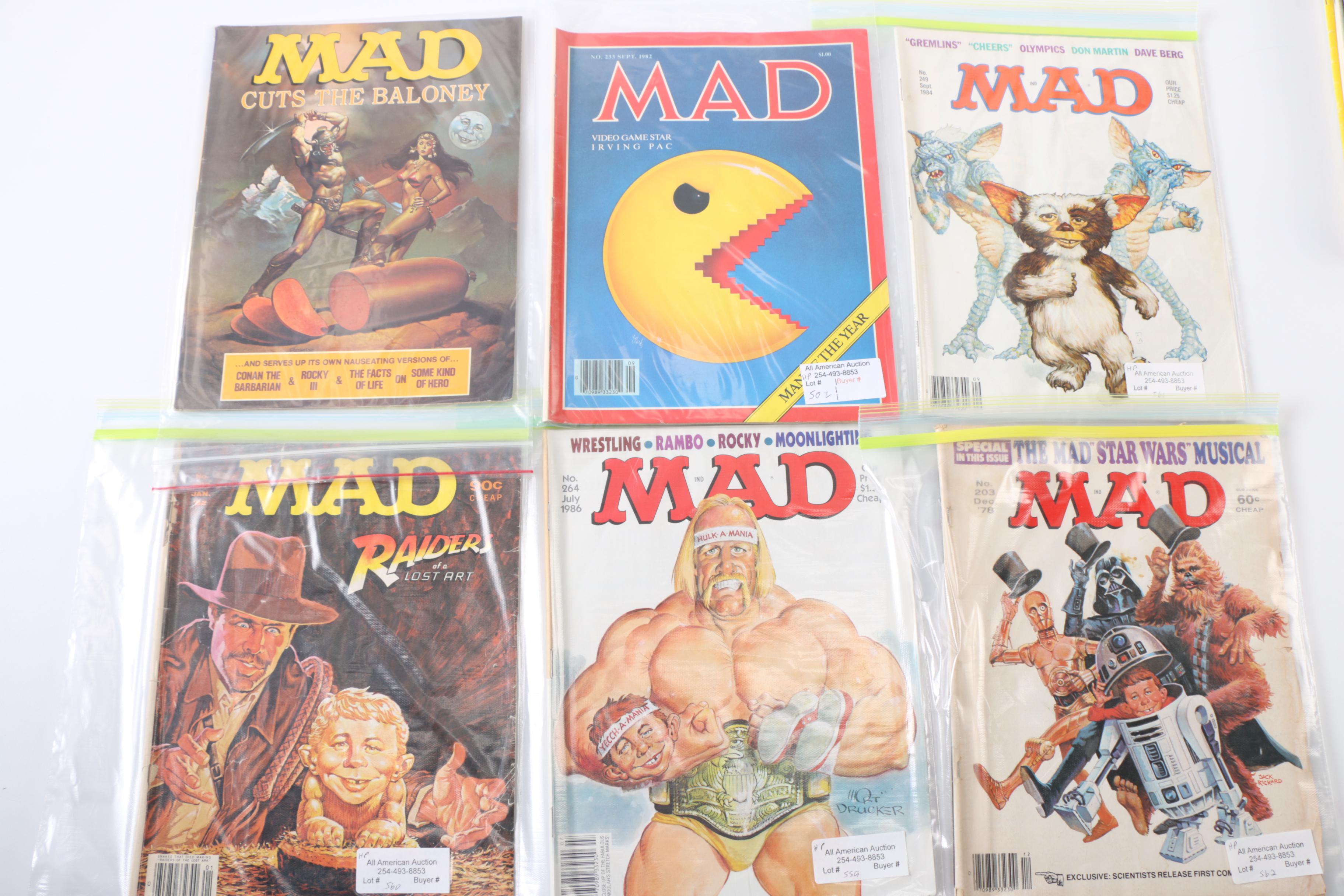 1970s & 1980s "MAD" Magazine Collection