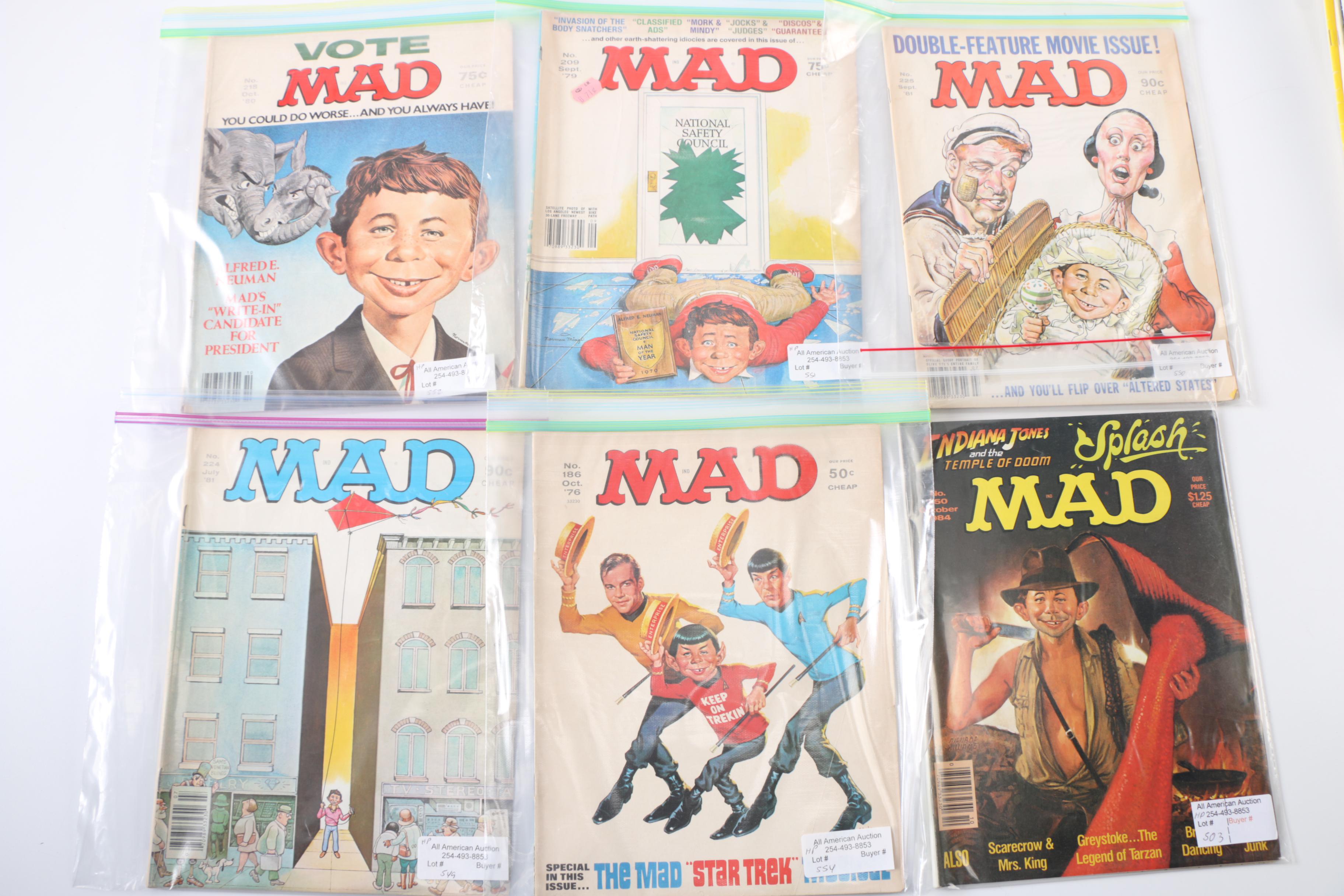 1970s & 1980s "MAD" Magazine Collection