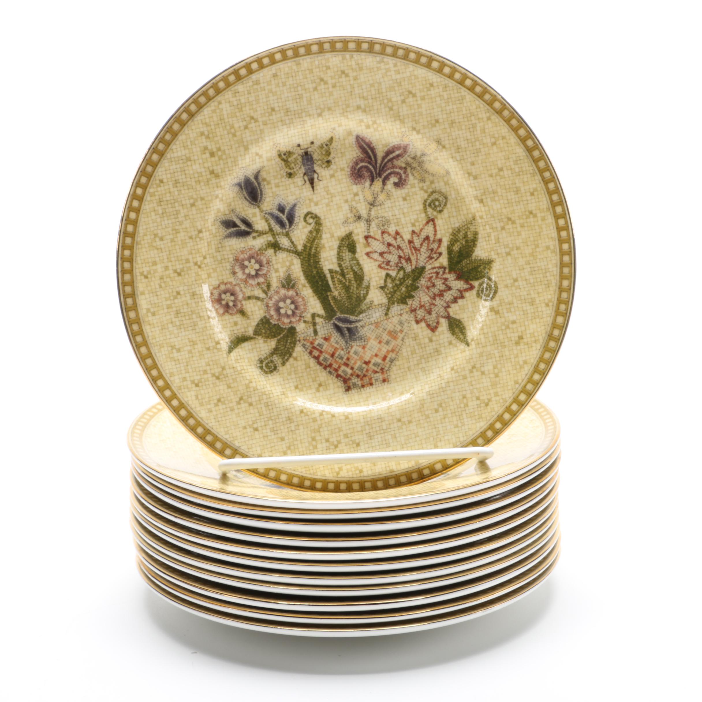 Wedgwood "Floral Tapestry" Bone China Plates
