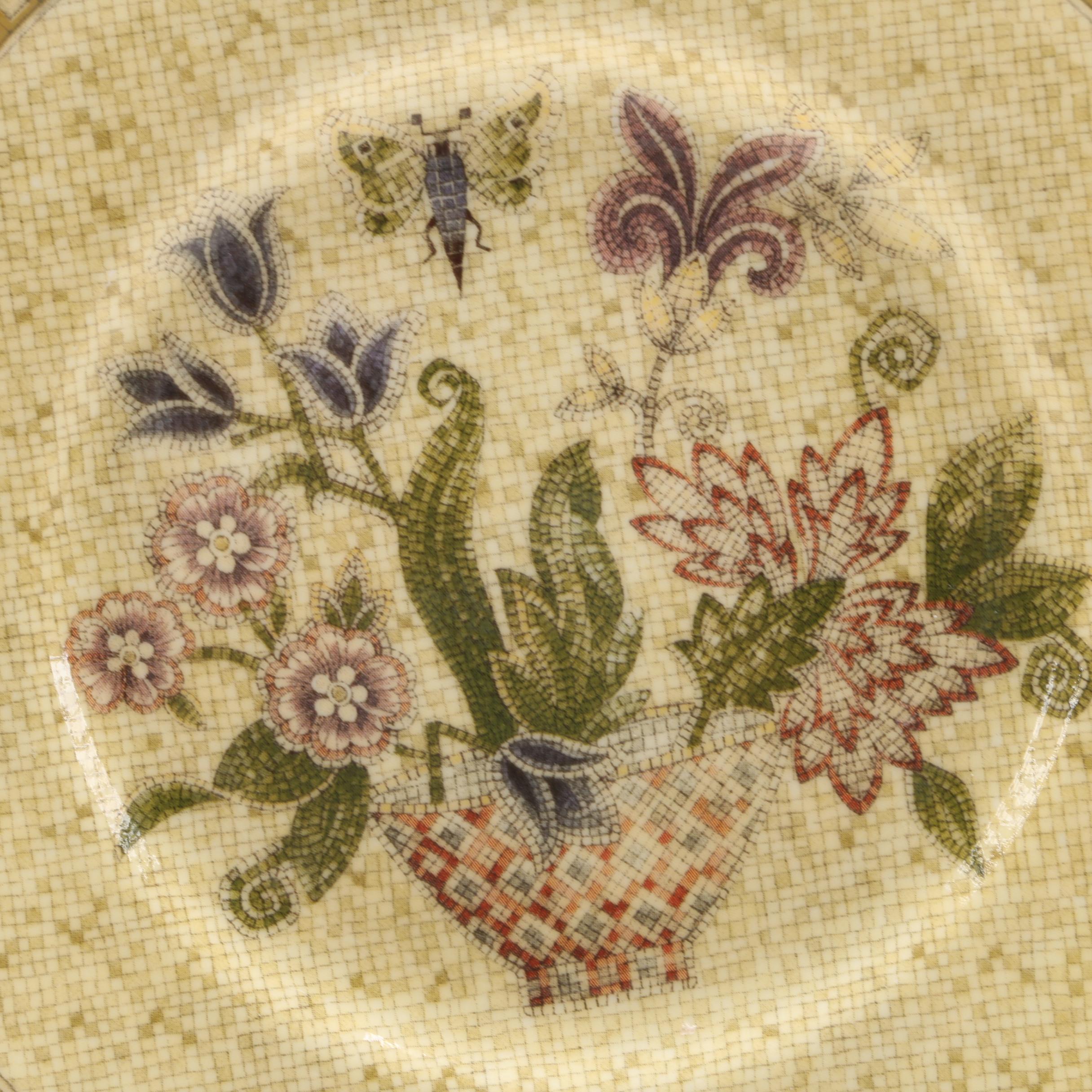 Wedgwood "Floral Tapestry" Bone China Plates