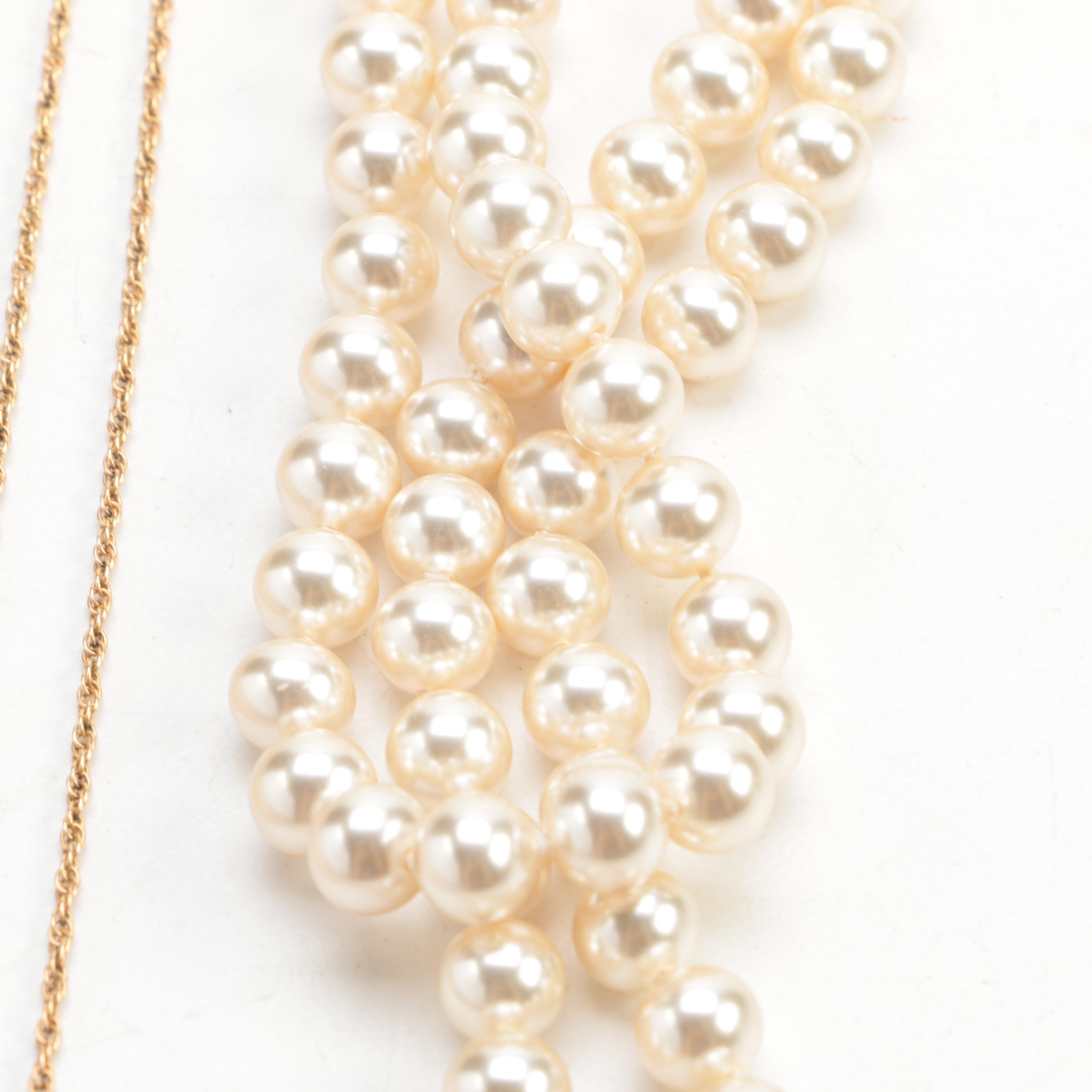 Assorted Costume Jewelry Including Sterling Silver