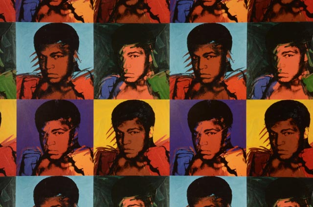 Andy Warhol Offset Lithograph Poster of Muhammad Ali