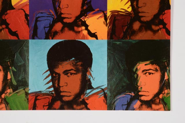 Andy Warhol Offset Lithograph Poster of Muhammad Ali