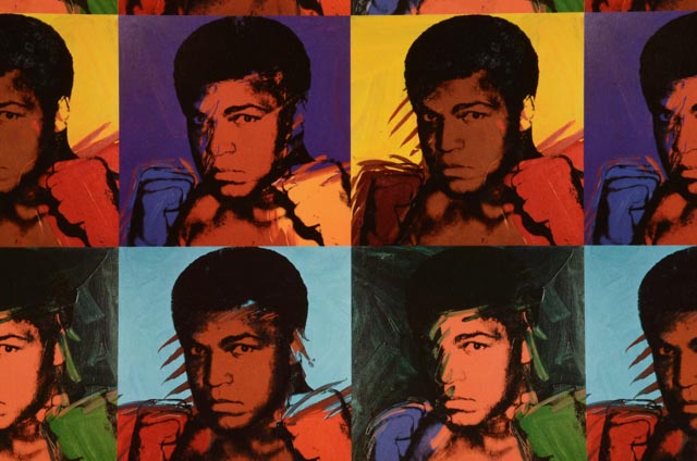 Andy Warhol Offset Lithograph Poster of Muhammad Ali