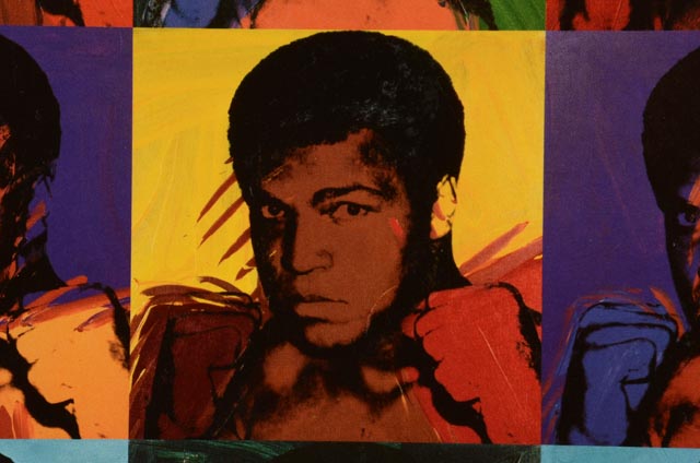 Andy Warhol Offset Lithograph Poster of Muhammad Ali