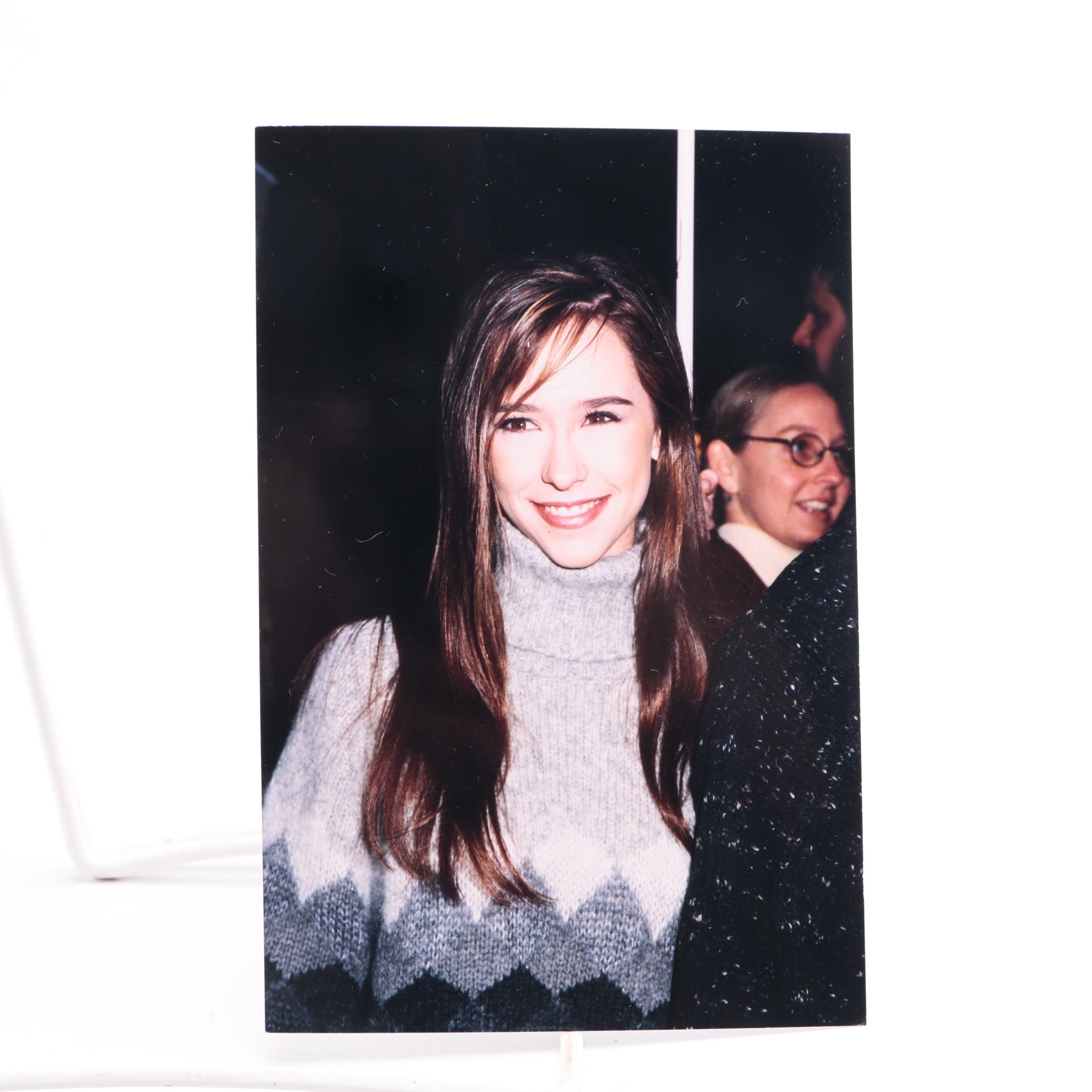 Signed Celebrity Photos Including Jennifer Aniston and Drew Barrymore