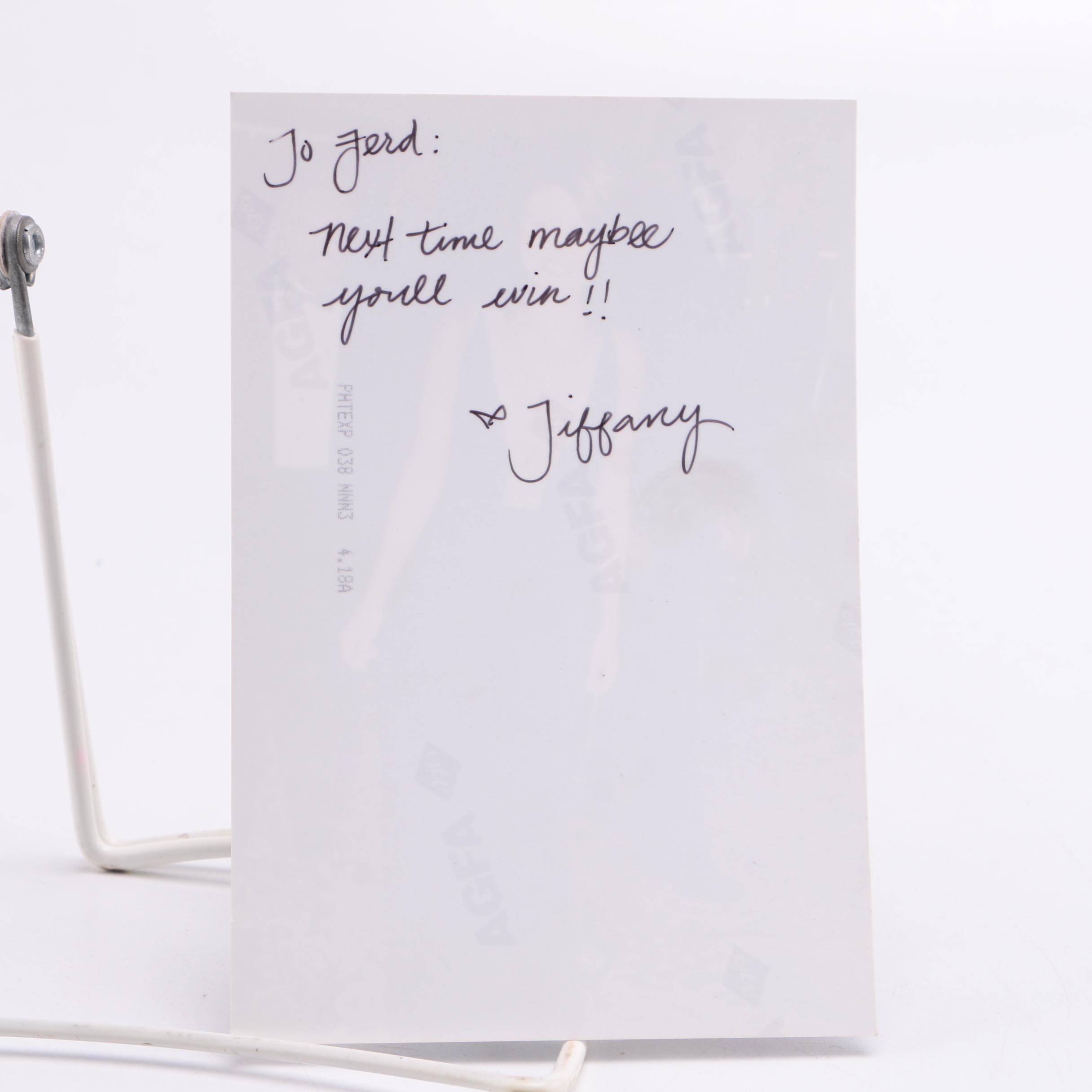 Signed Celebrity Photos Including Jennifer Aniston and Drew Barrymore