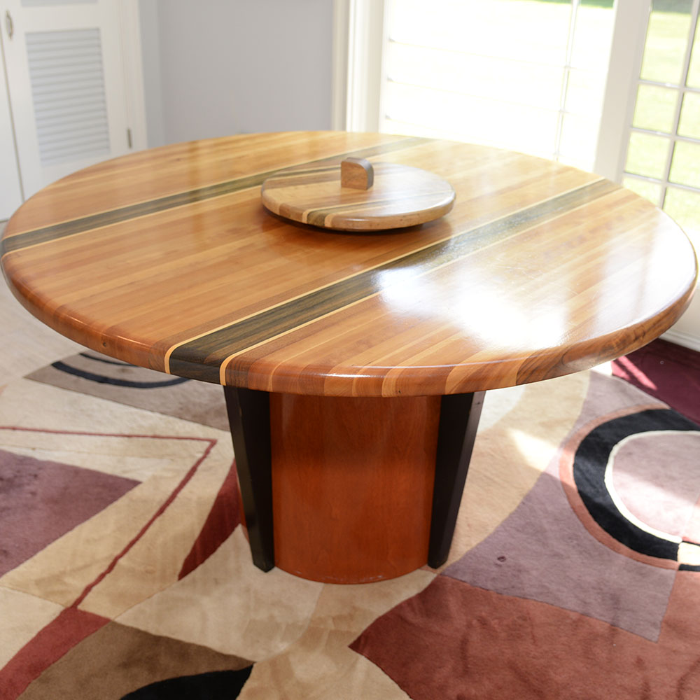 Vintage Hand-Crafted Modernist Dining Table