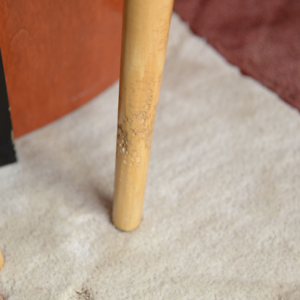 Modern Style Maple Stackable Armchairs